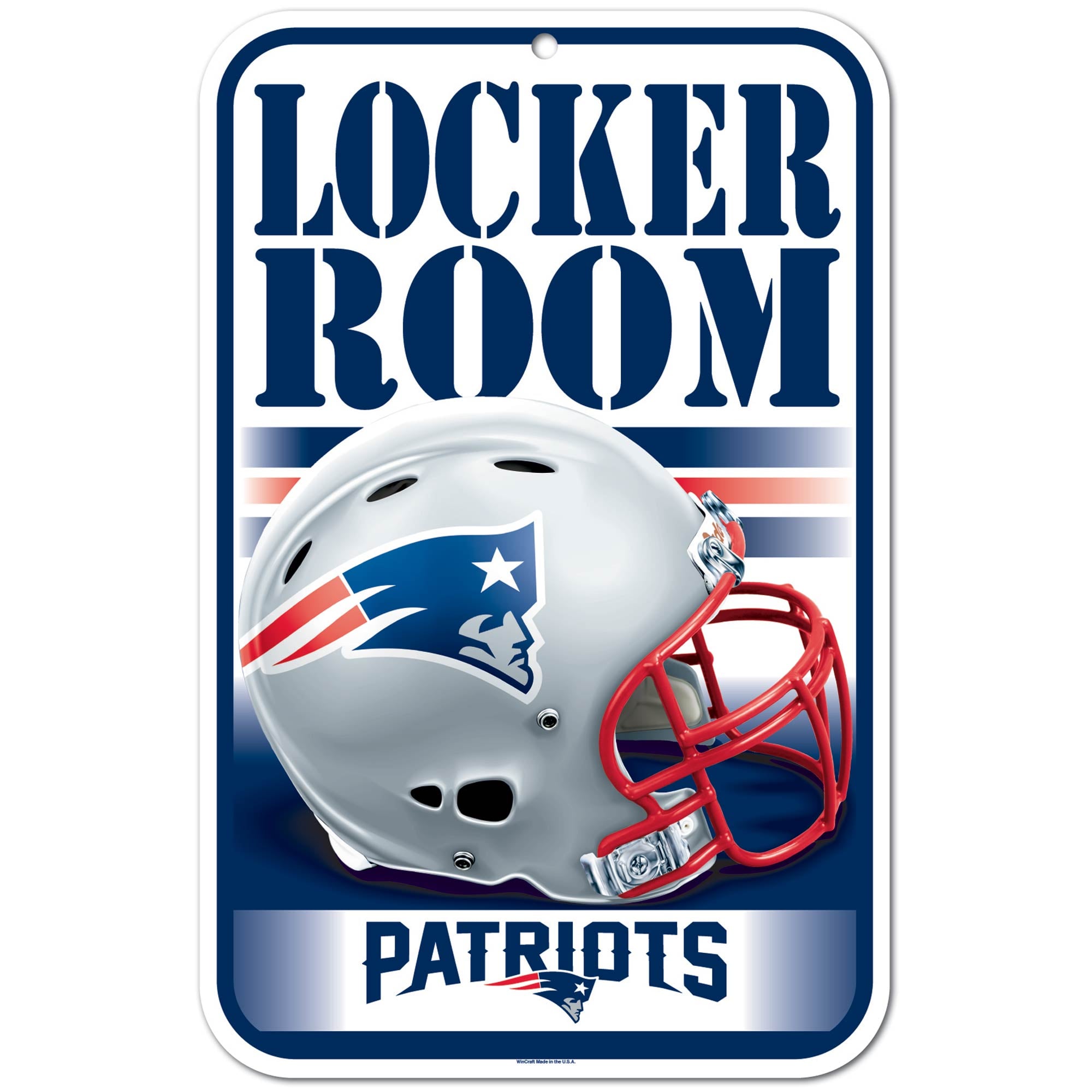 WinCraft New England Patriots 11" x 17" Indoor/Outdoor Sign