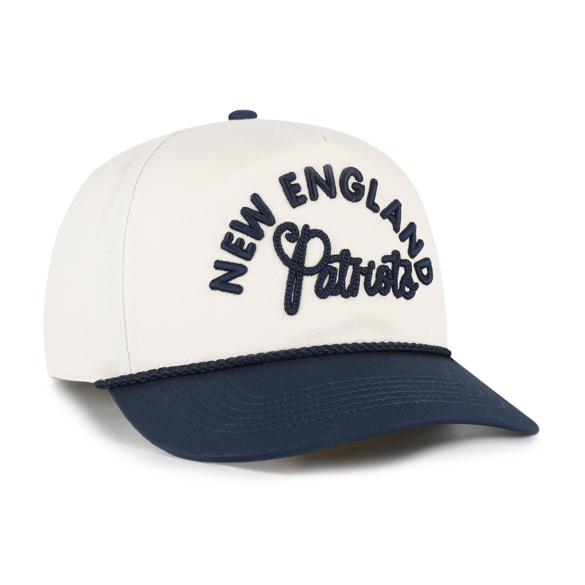 Casquette ajustable pour femme « 47 Natural New England Patriots Rope Script Hitch »