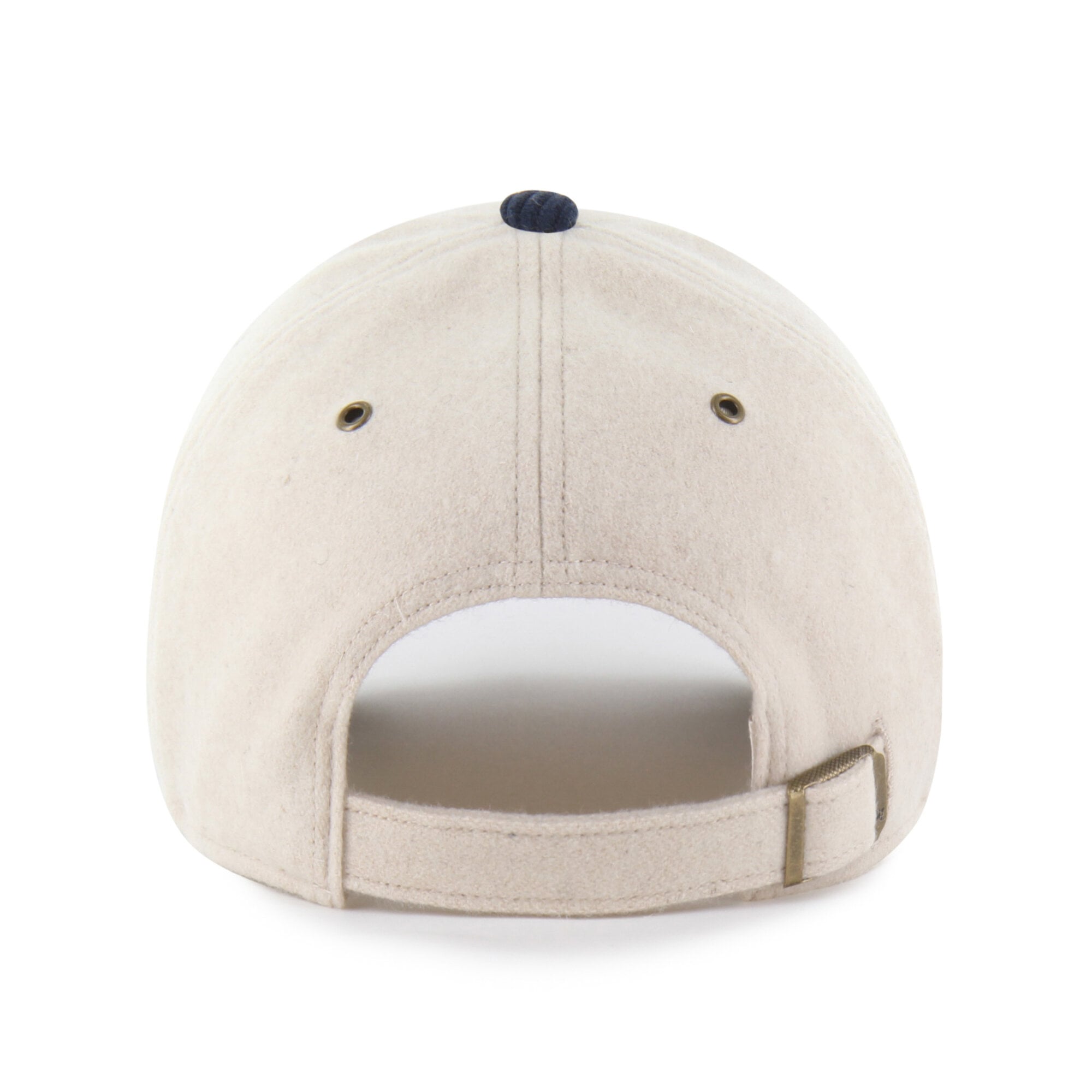 Women's '47 Natural/Navy New England Patriots Rope Script Clean Up Adjustable Hat