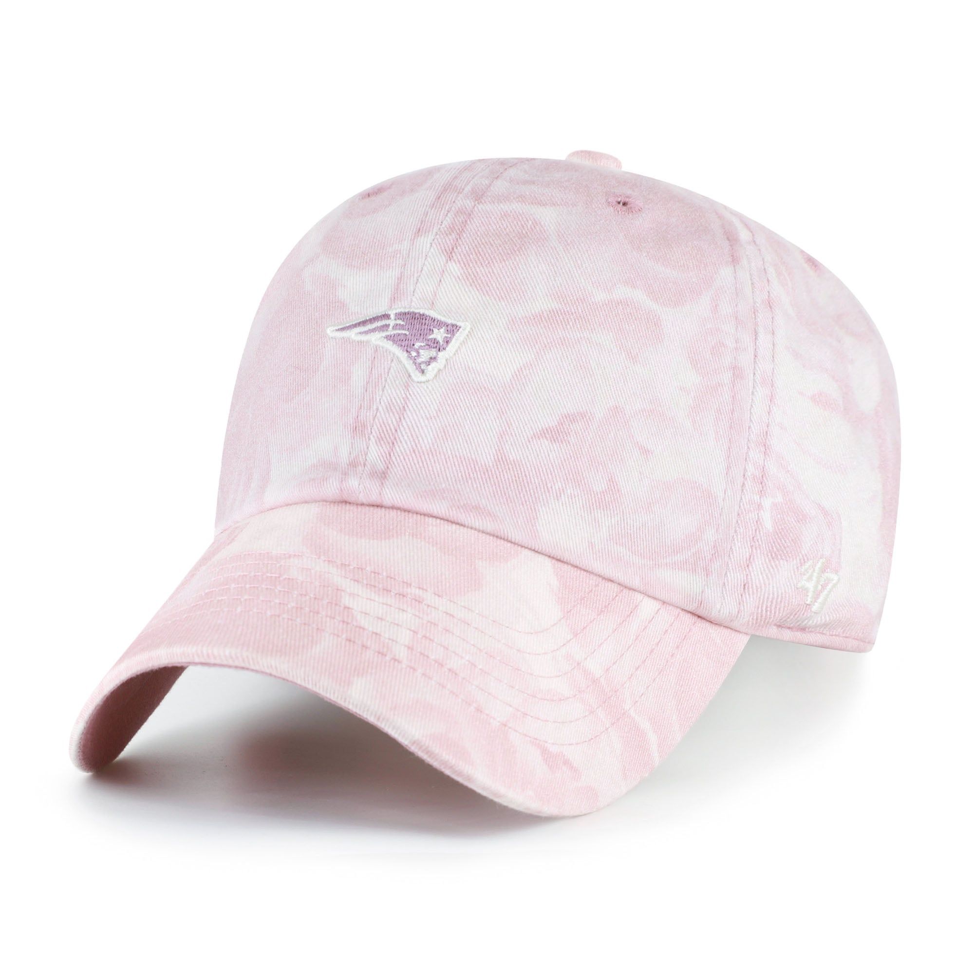 Casquette ajustable « Gardenia Clean Up » rose '47 des New England Patriots pour femmes