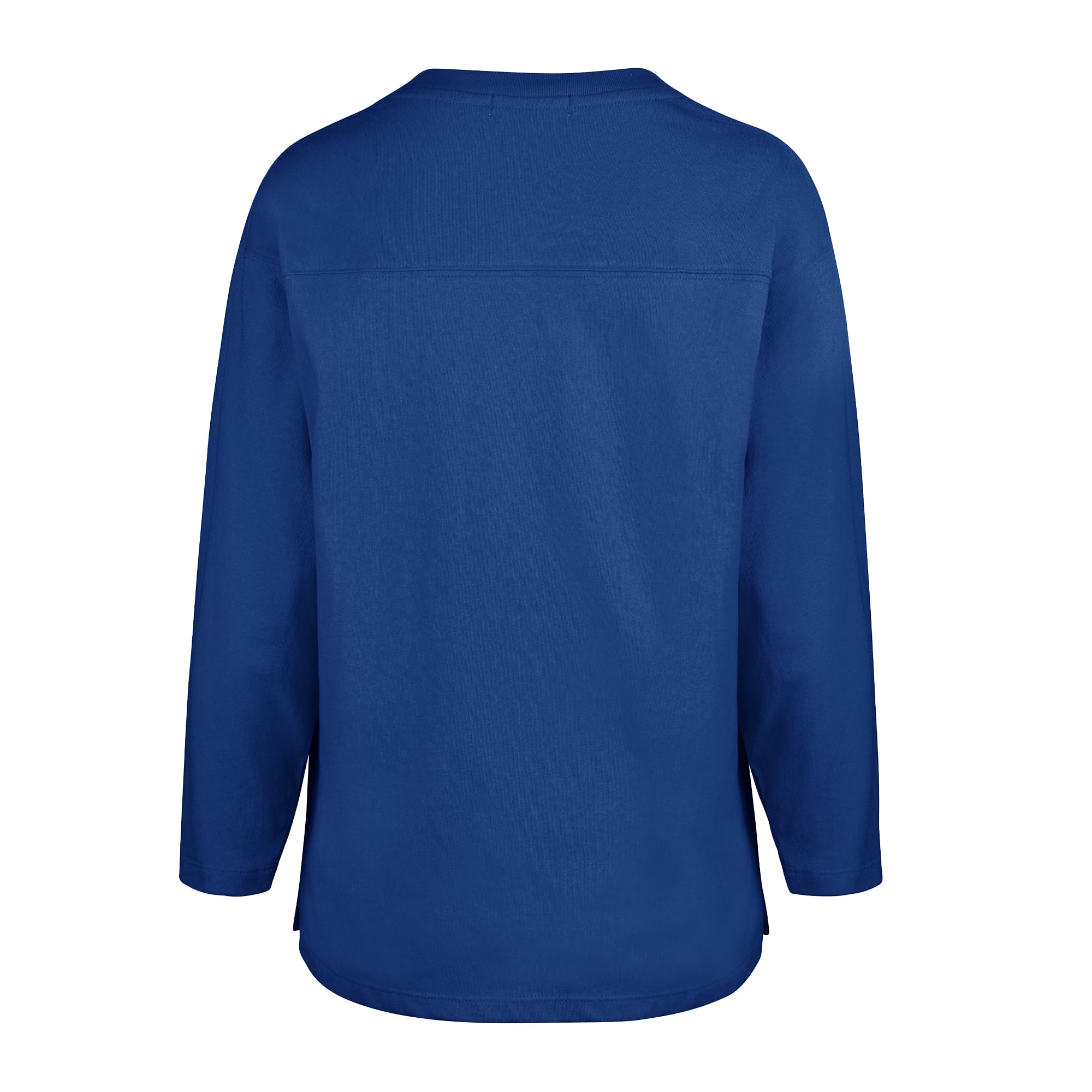 T-shirt à manches longues intemporel « 47 Royal New England Patriots Game Nod » pour femmes