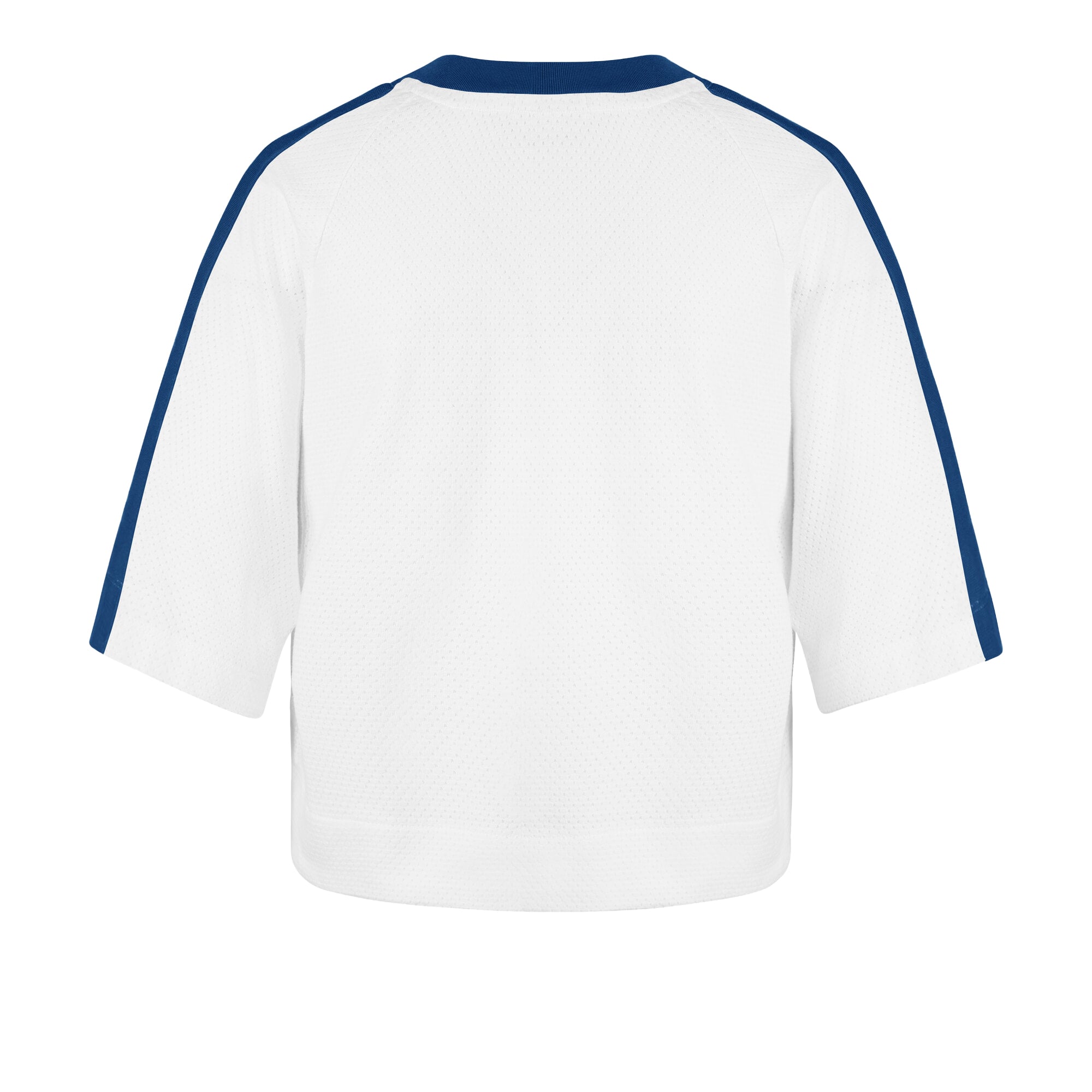 Women's '47 White New England Patriots Big Overarch Drop Needle Raglan V-Neck T-Shirt