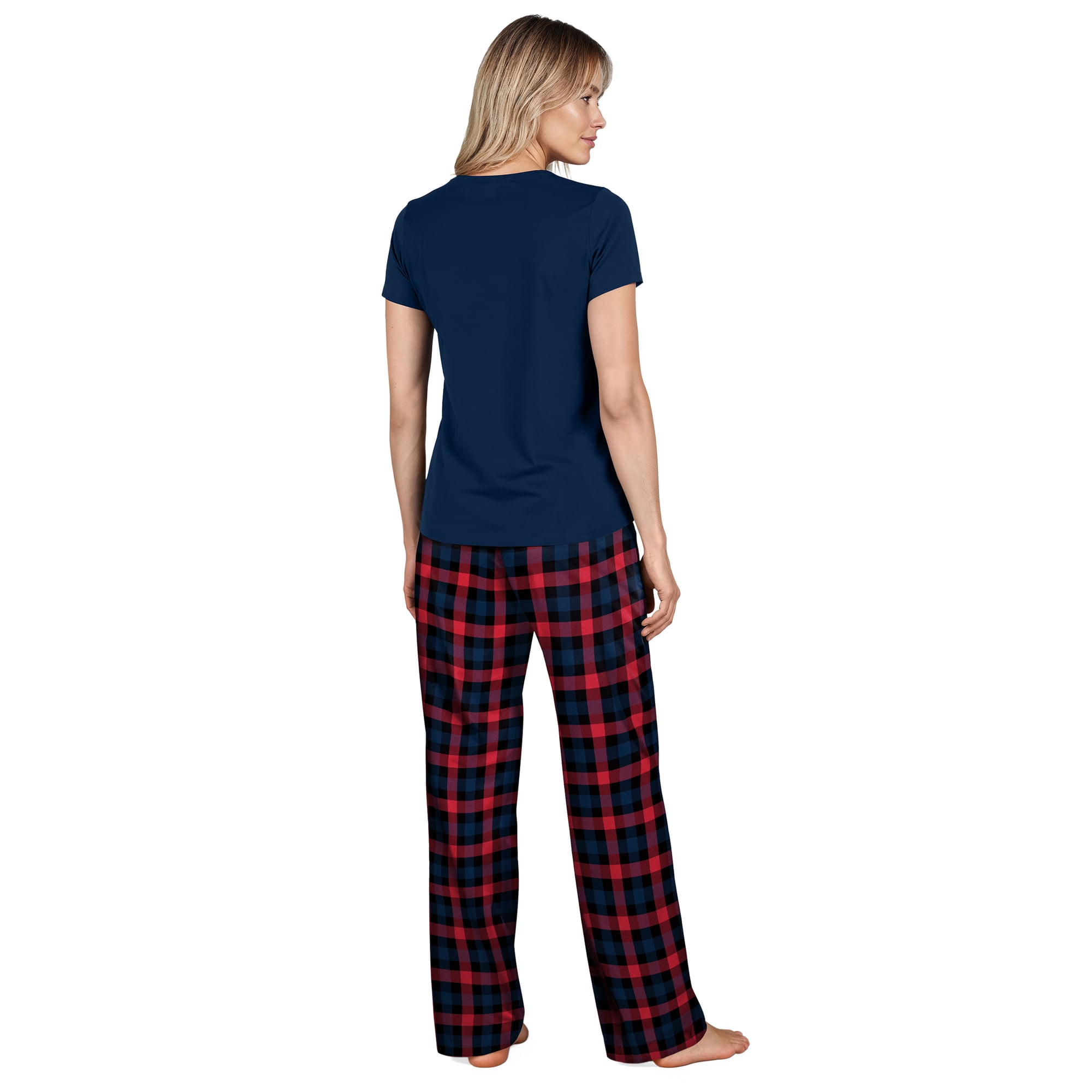 Ensemble de nuit Highland bleu marine New England Patriots pour femmes Concepts Sport