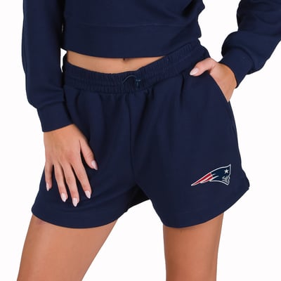  New England Patriots Concepts Sport Women's Kingston Knit Lounge Short - Navy