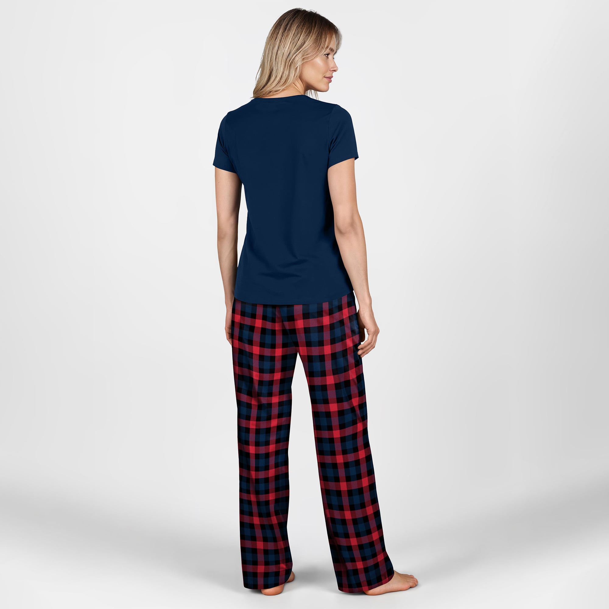 Women's Concepts Sport Navy New England Patriots Plus Highland Sleep Set
