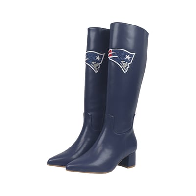 New England Patriots Cuce Women's Vegan Leather Classic Team Boots