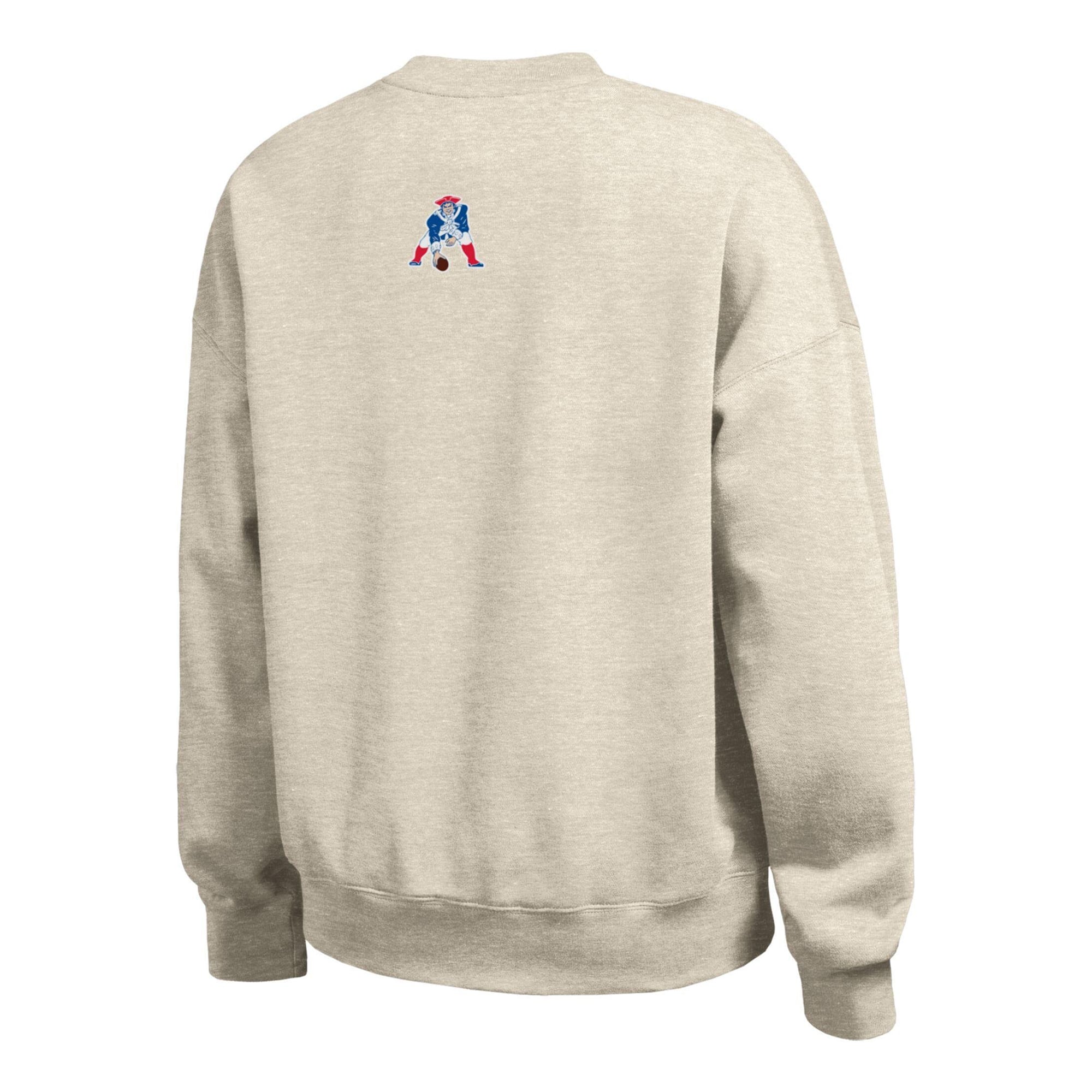 Sweat-shirt polaire Disney x Champion All-Star New England Patriots couleur avoine pour femme