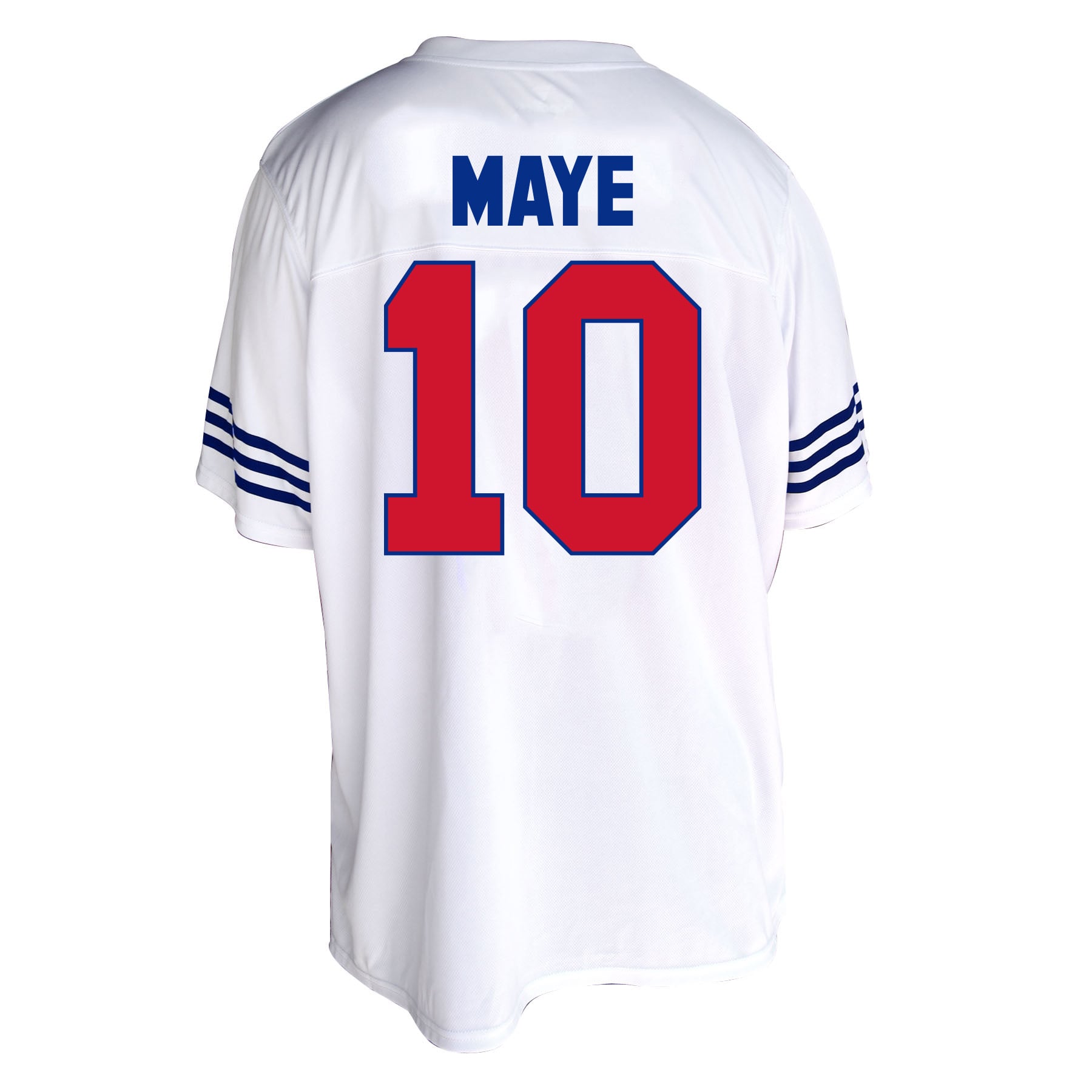 Women's Fanatics Drake Maye White New England Patriots Plus Fashion Jersey