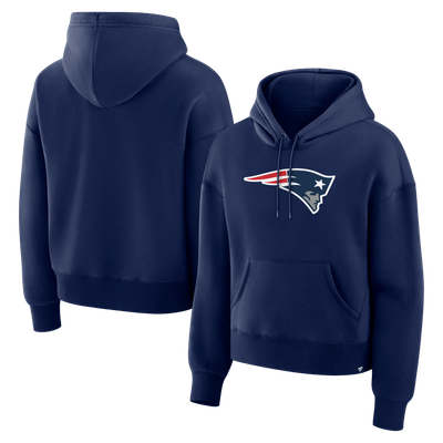 New England Patriots Fanatics Women's Essential Legacy Hoodie - Navy