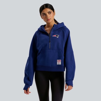  New England Patriots lululemon Women's Scuba Oversized Half-Zip Hoodie - Midnight Shadow