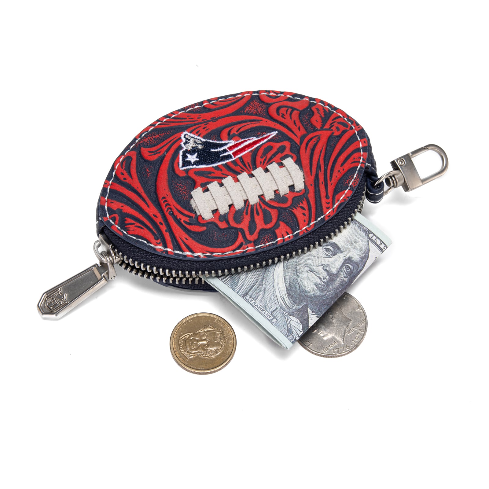 Porte-clés de sac pour femme Montana West New England Patriots (football américain)