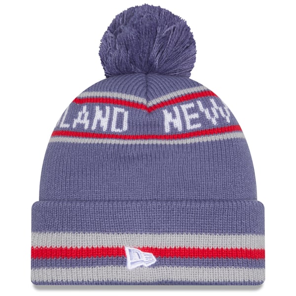 NWT New England Patriots Rivalries Collection Braided Cuffed Knit Hat with Pom Women main image 4