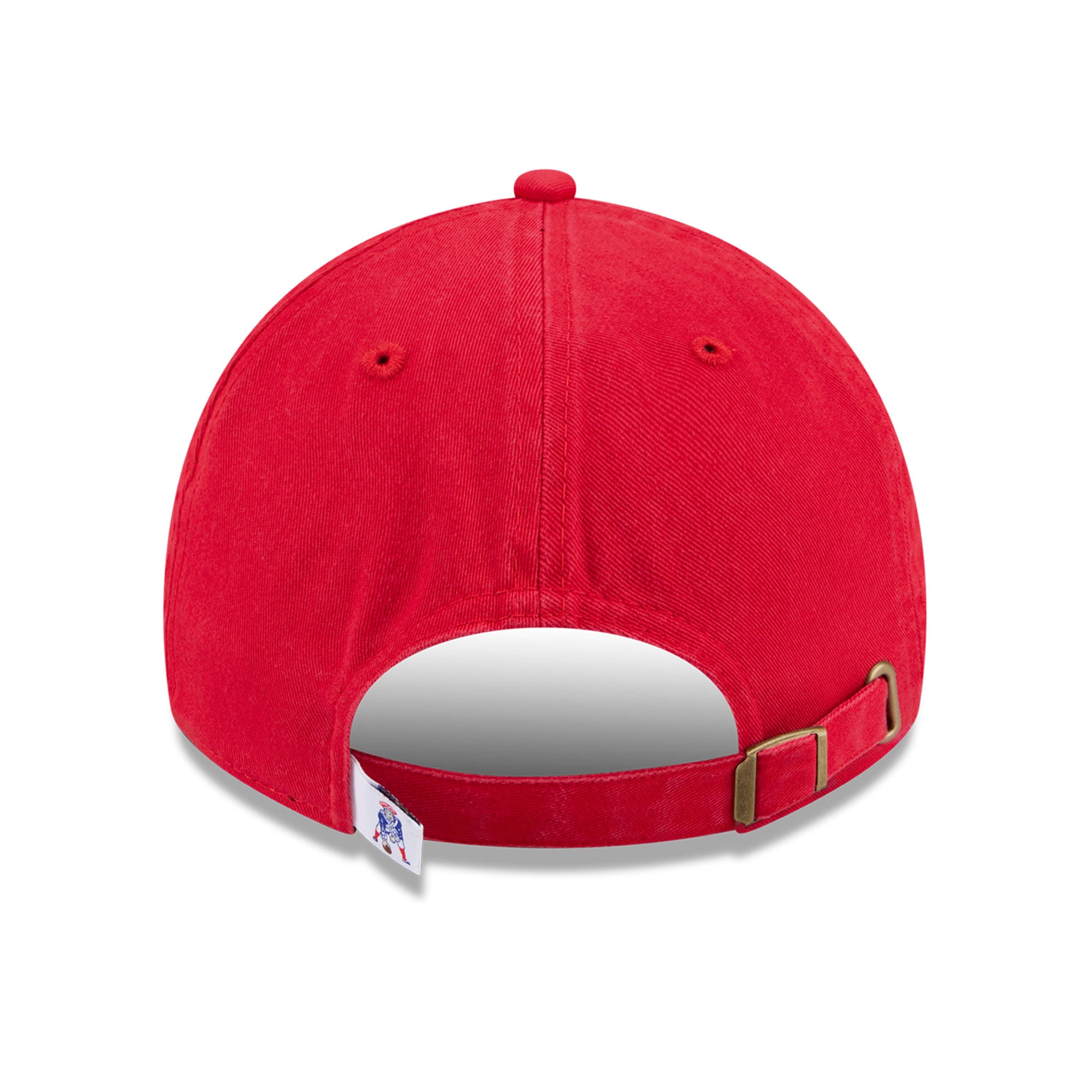 Casquette New Era rouge pour femme, style rétro, classique et ajustable, New England Patriots