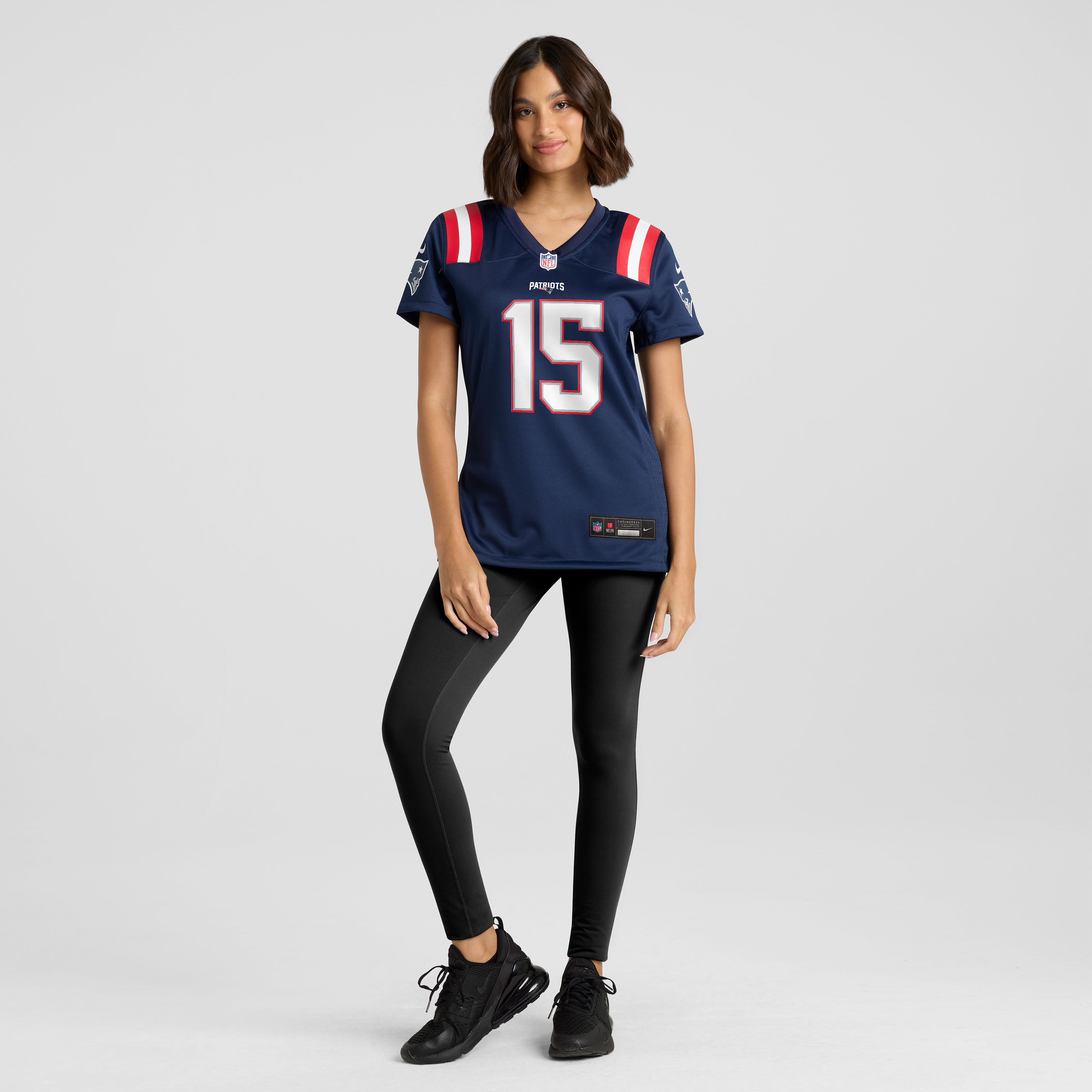 Women's Nike Behren Morton Navy New England Patriots Team Game Jersey