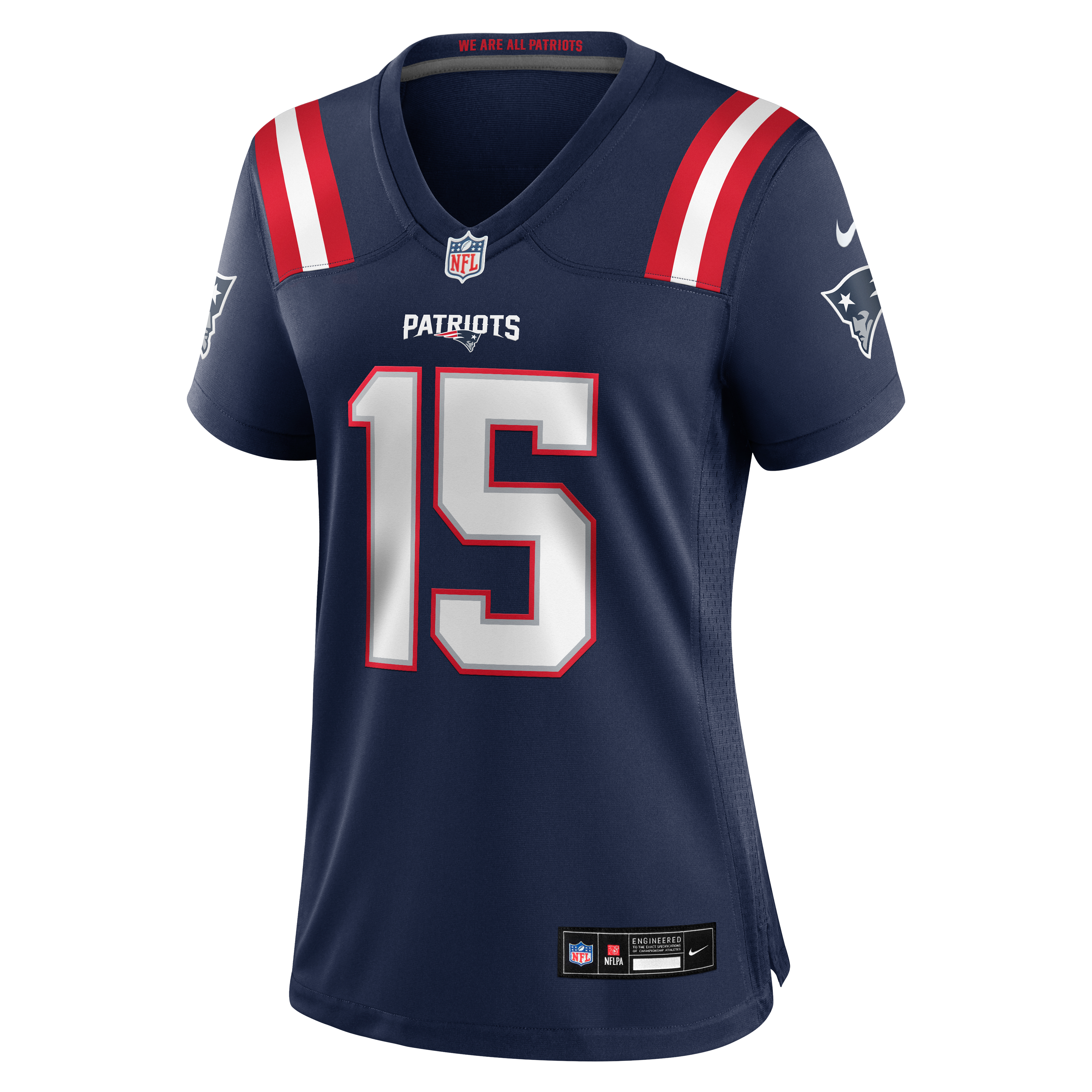 Women's Nike Behren Morton Navy New England Patriots Team Game Jersey