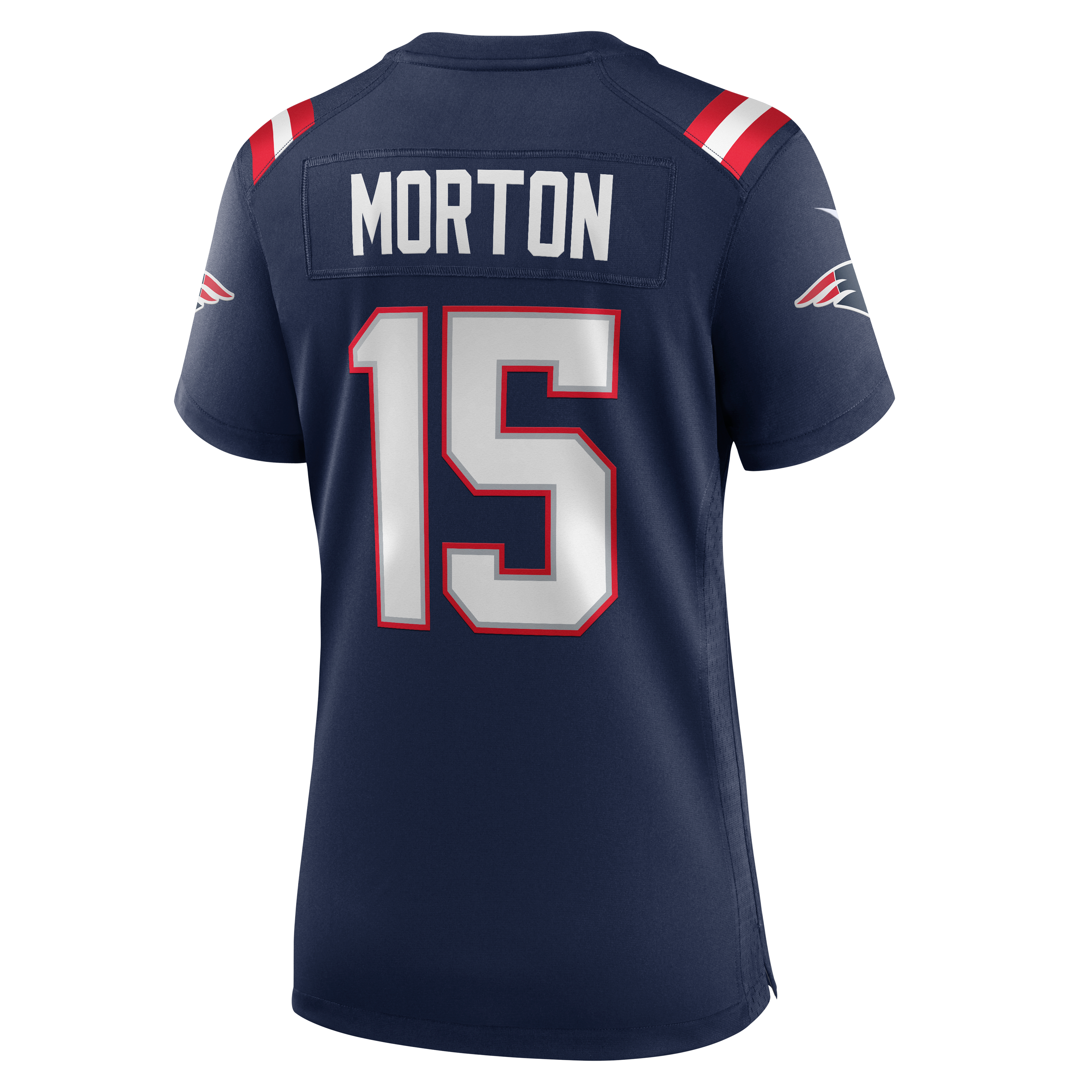 Women's Nike Behren Morton Navy New England Patriots Team Game Jersey