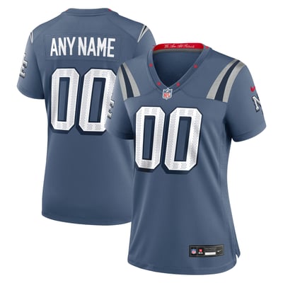  New England Patriots Nike Women's Rivalries Collection Custom Game Jersey - Blue
