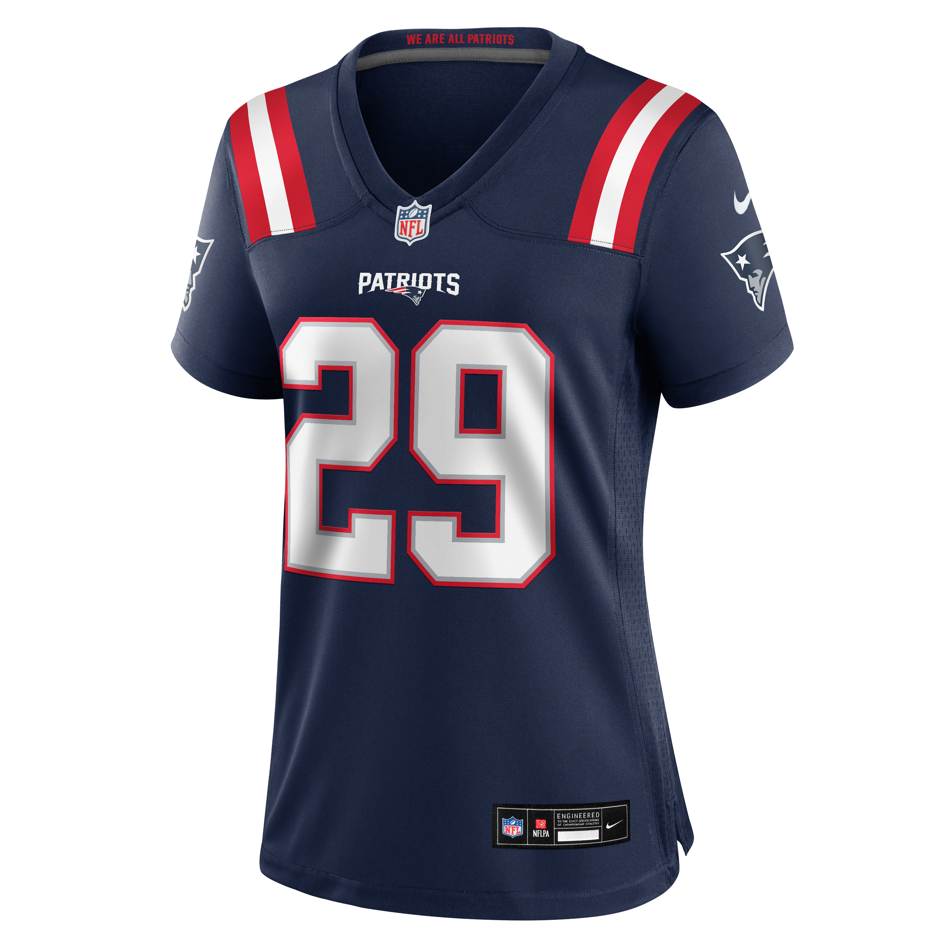 Women's Nike Channing Canada Navy New England Patriots Team Game Jersey