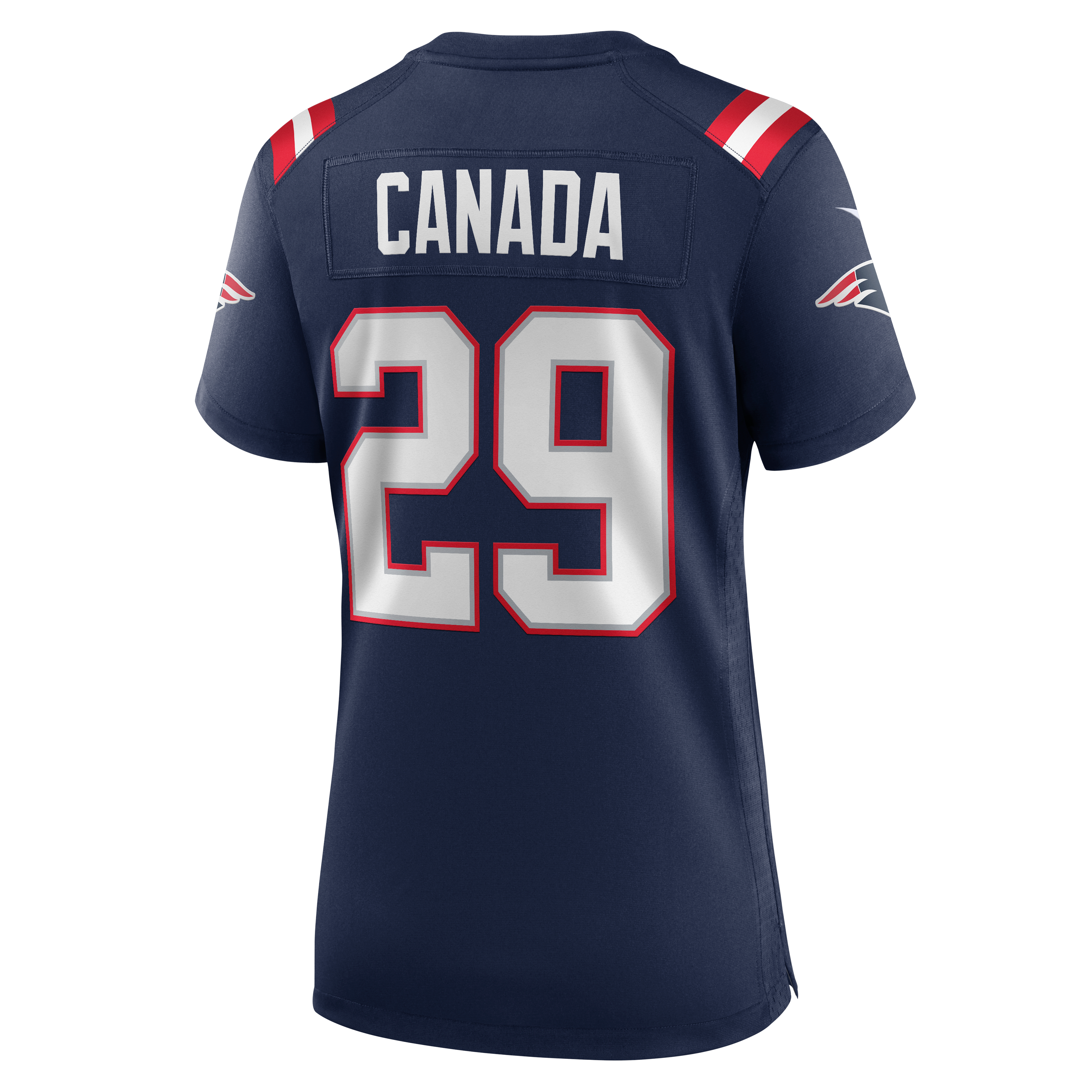 Women's Nike Channing Canada Navy New England Patriots Team Game Jersey