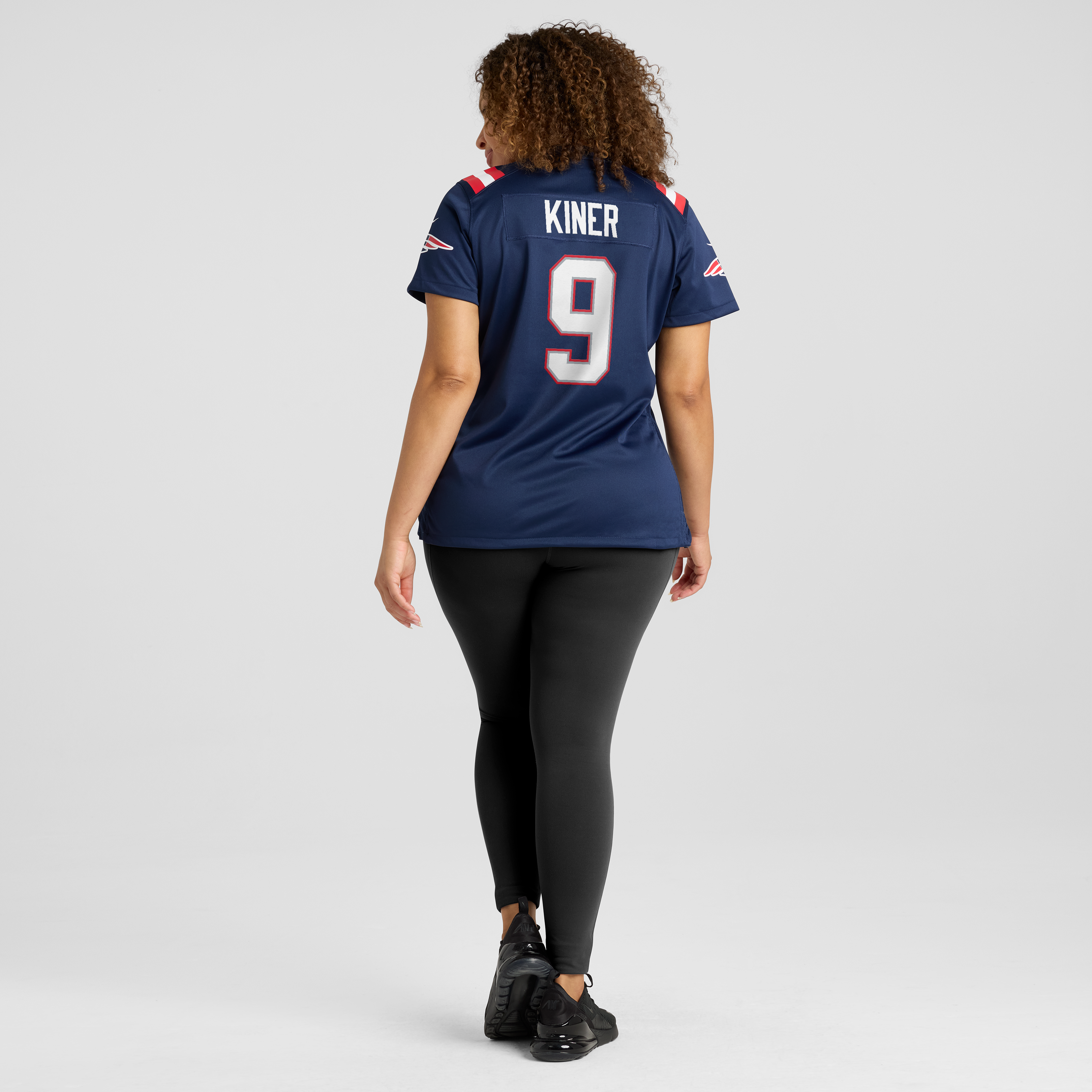 Women's Nike Corey Kiner Navy New England Patriots Team Game Jersey
