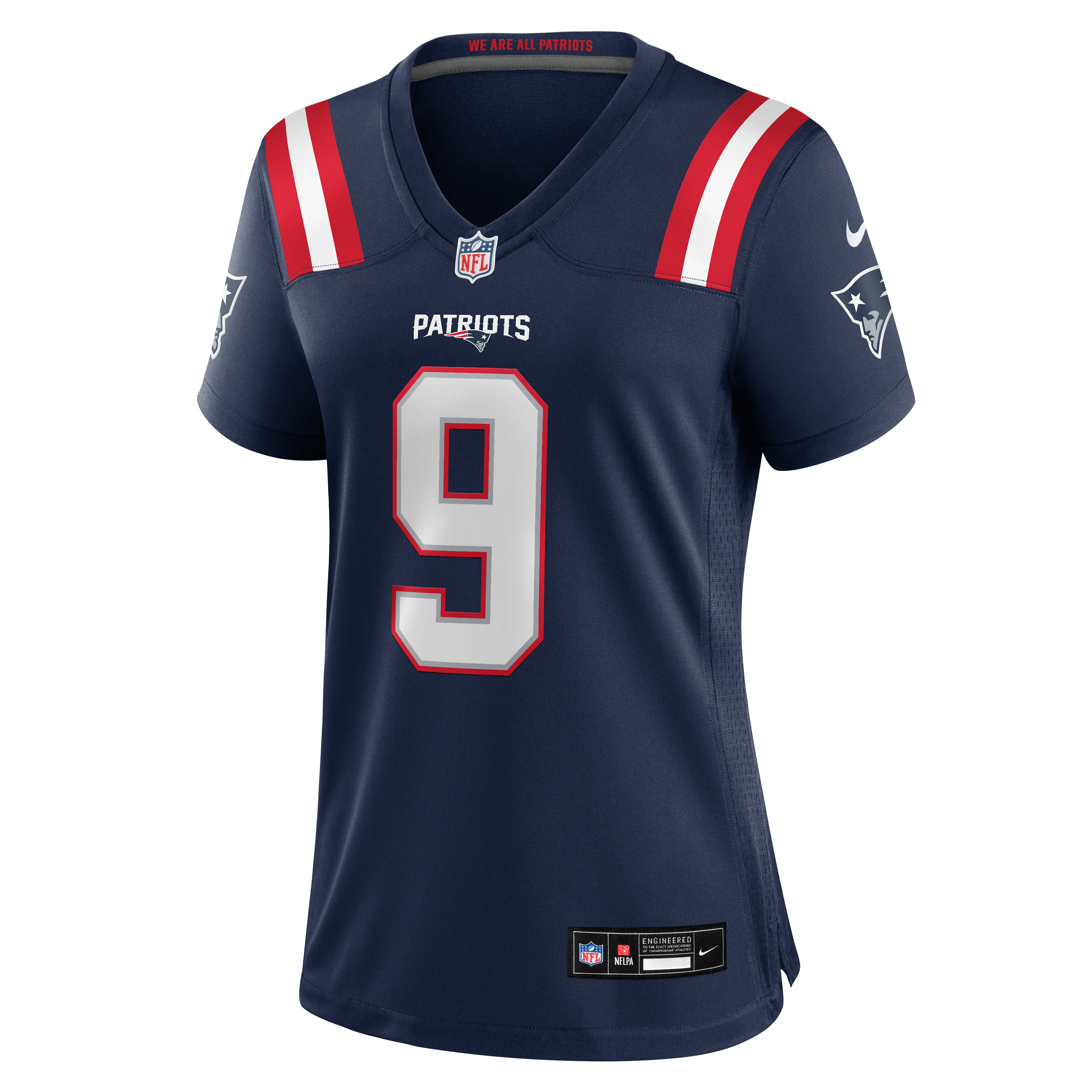 Women's Nike Corey Kiner Navy New England Patriots Team Game Jersey