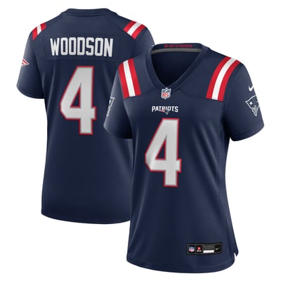 Craig Woodson New England Patriots Nike Women's Team Game Jersey - Navy