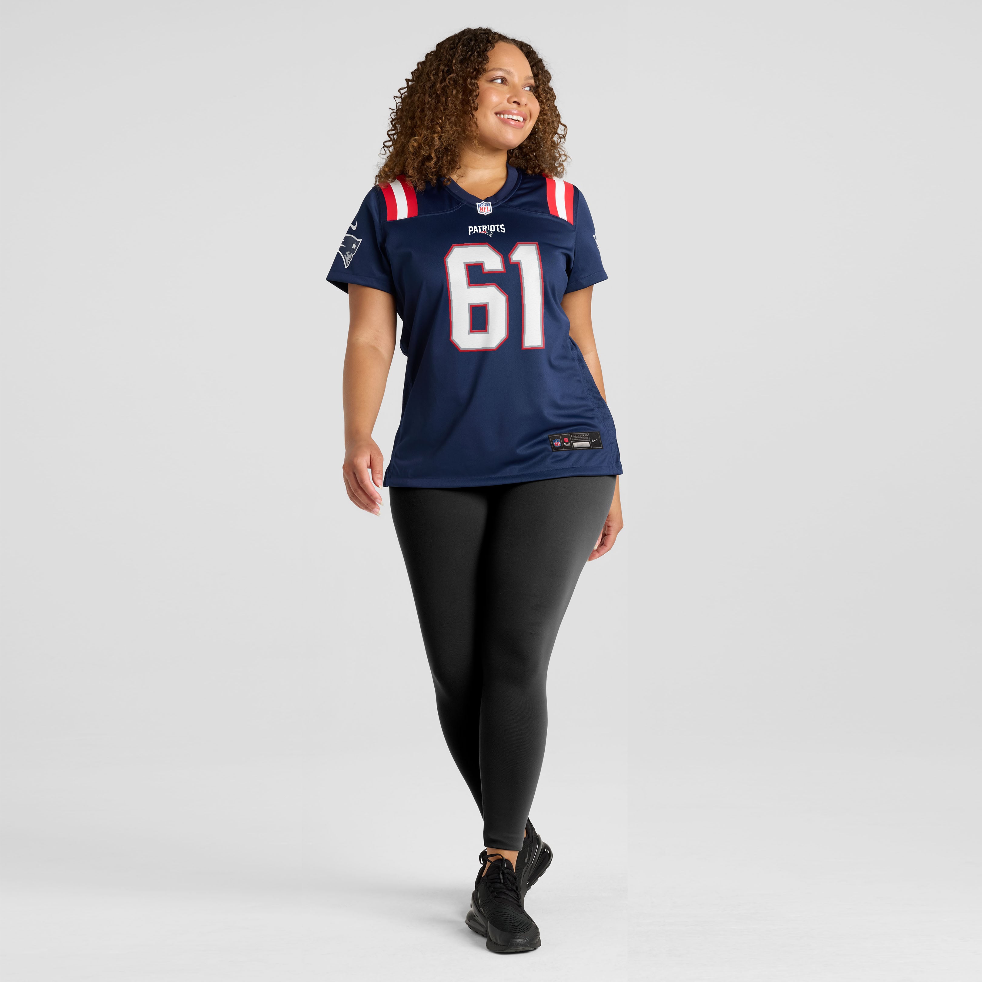 Women's Nike Darrian Dalcourt Navy New England Patriots Team Game Jersey