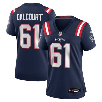 Darrian Dalcourt New England Patriots Nike Women's Team Game Jersey - Navy