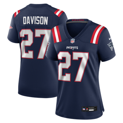 Elliott Davison New England Patriots Nike Women's Team Game Jersey - Navy
