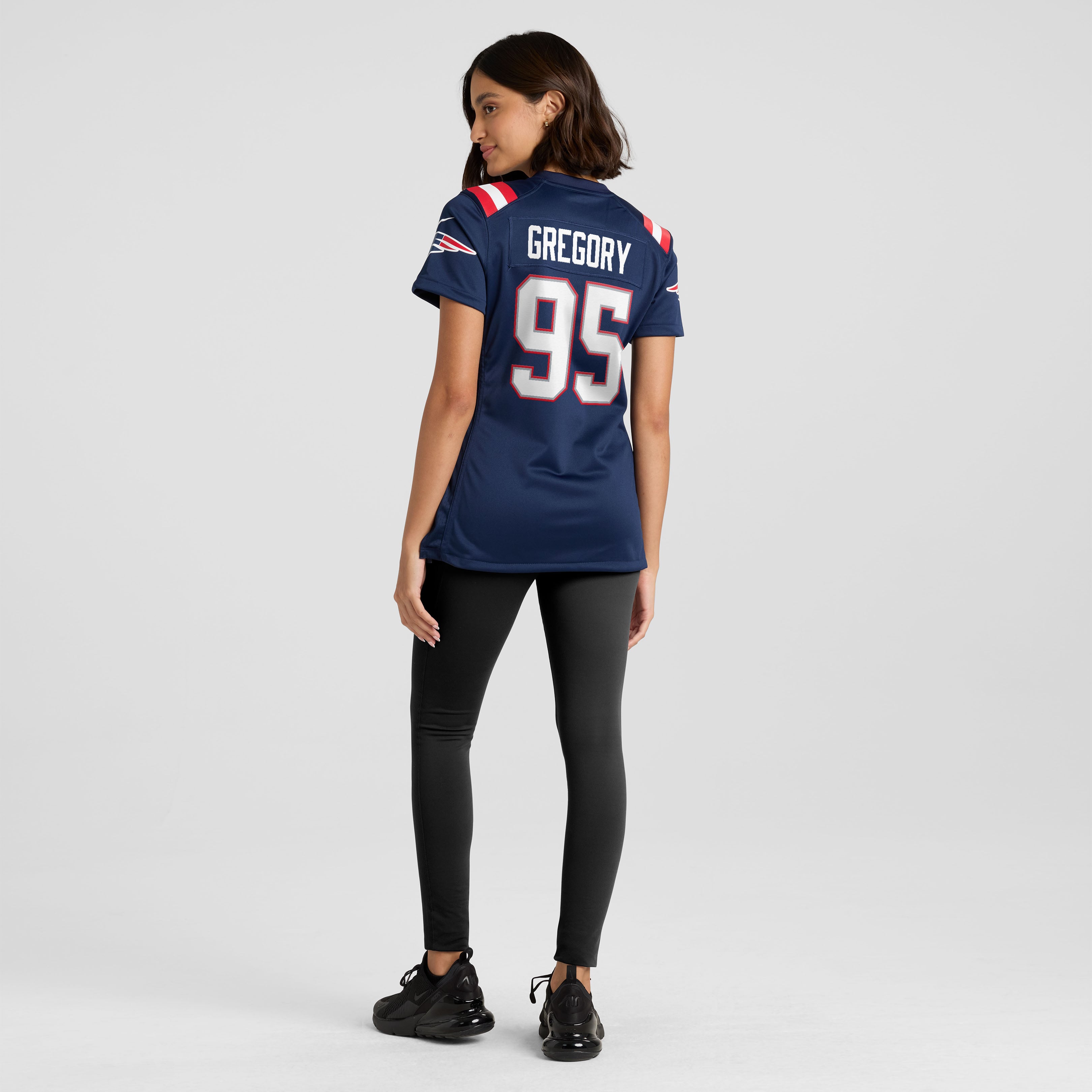 Women's Nike Eric Gregory Navy New England Patriots Team Game Jersey