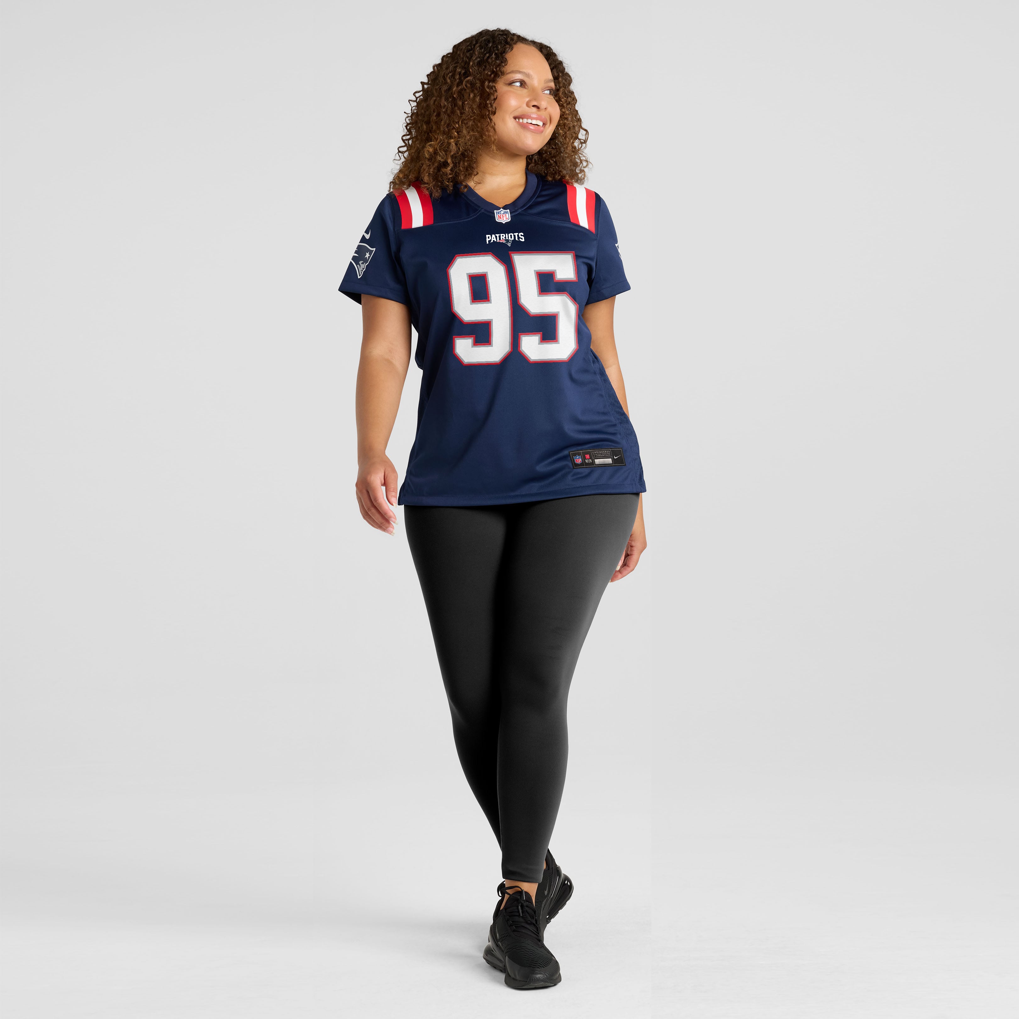 Women's Nike Eric Gregory Navy New England Patriots Team Game Jersey