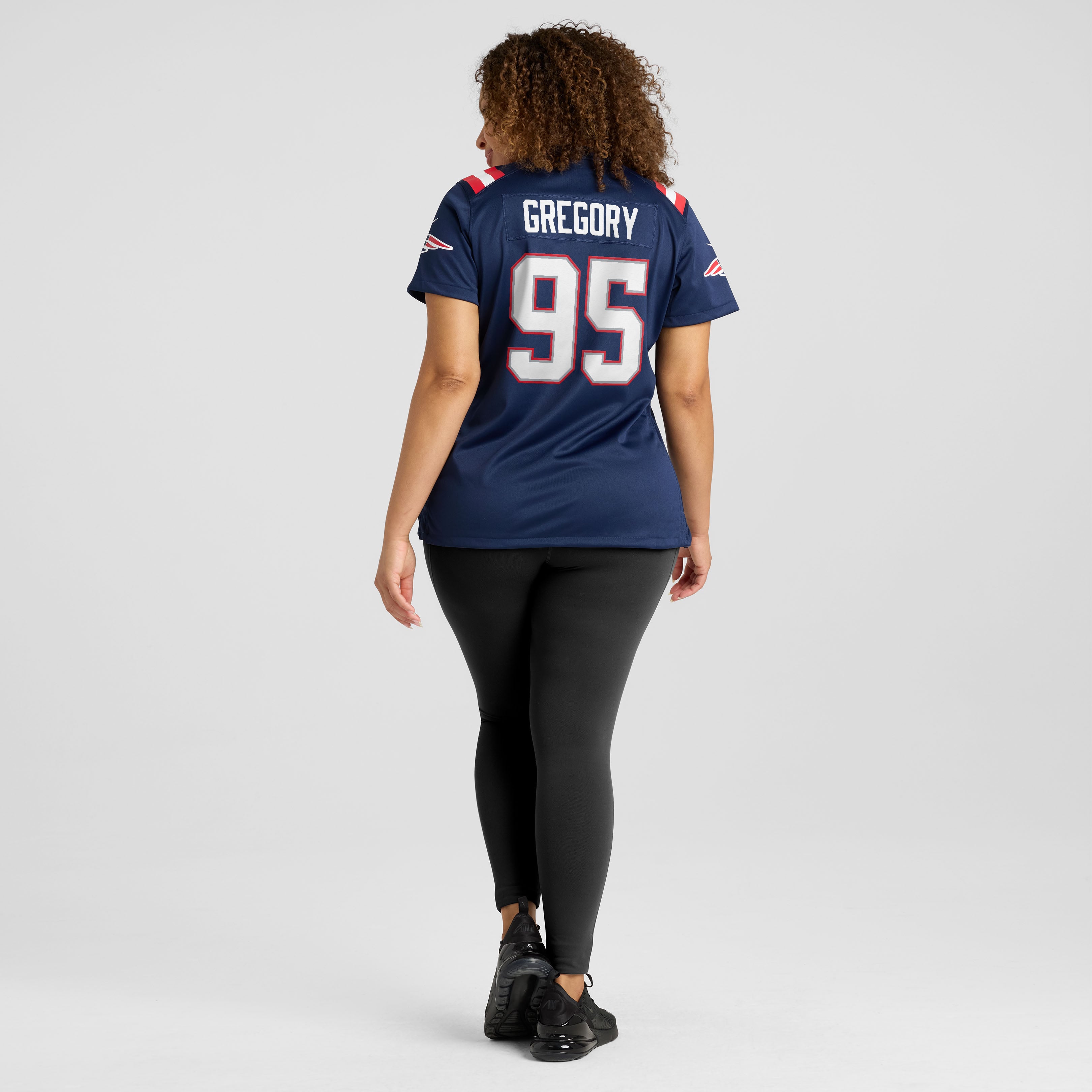 Women's Nike Eric Gregory Navy New England Patriots Team Game Jersey