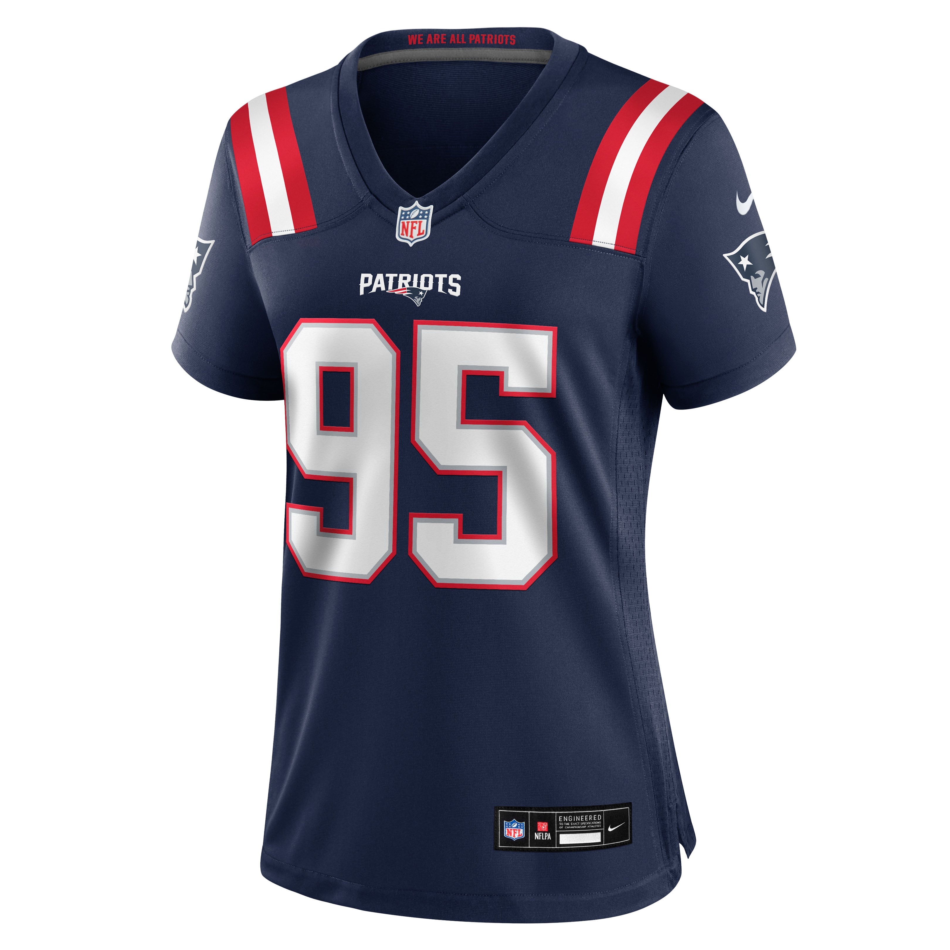 Women's Nike Eric Gregory Navy New England Patriots Team Game Jersey
