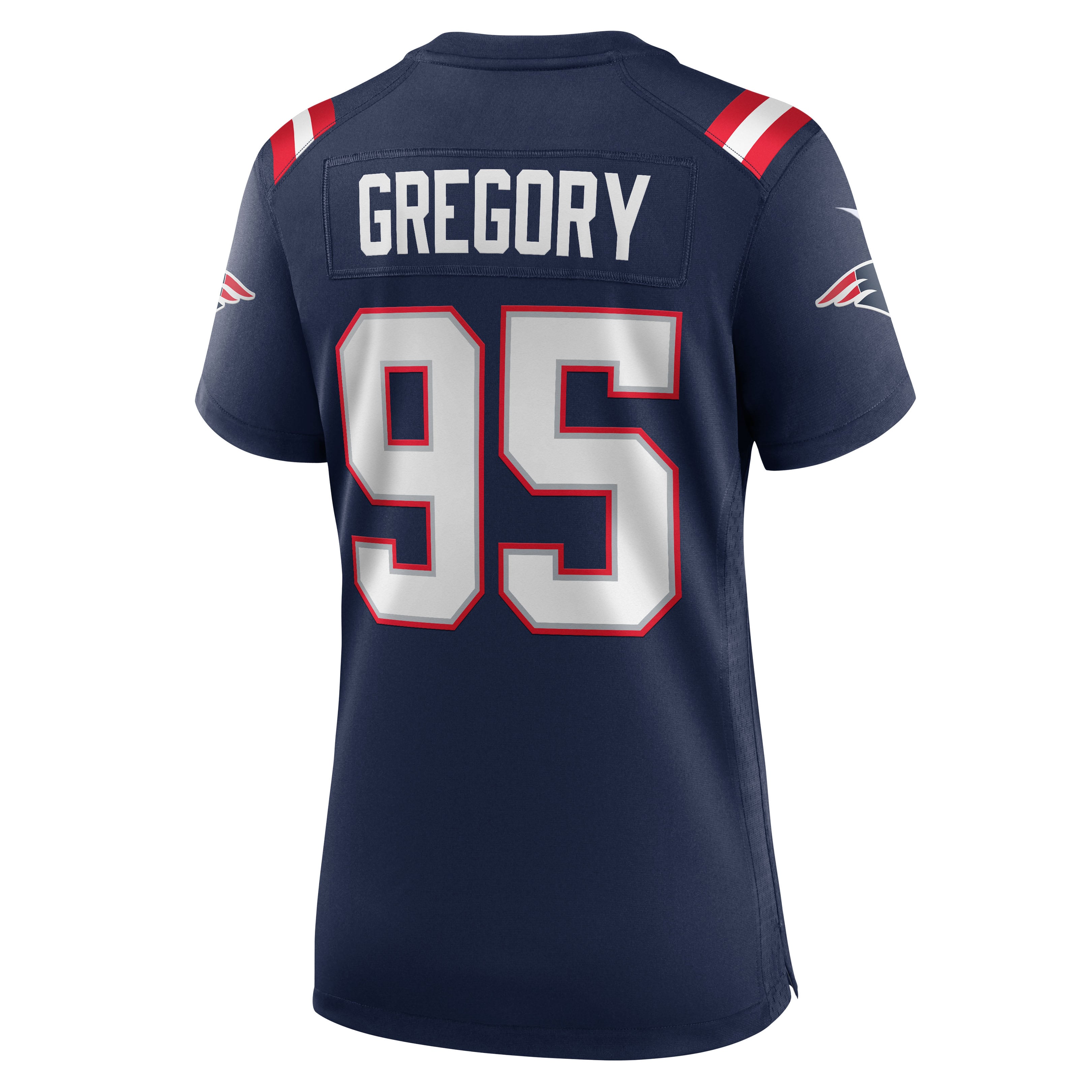 Women's Nike Eric Gregory Navy New England Patriots Team Game Jersey