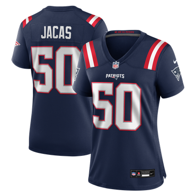 Gabe Jacas New England Patriots Nike Women's Team Game Jersey - Navy