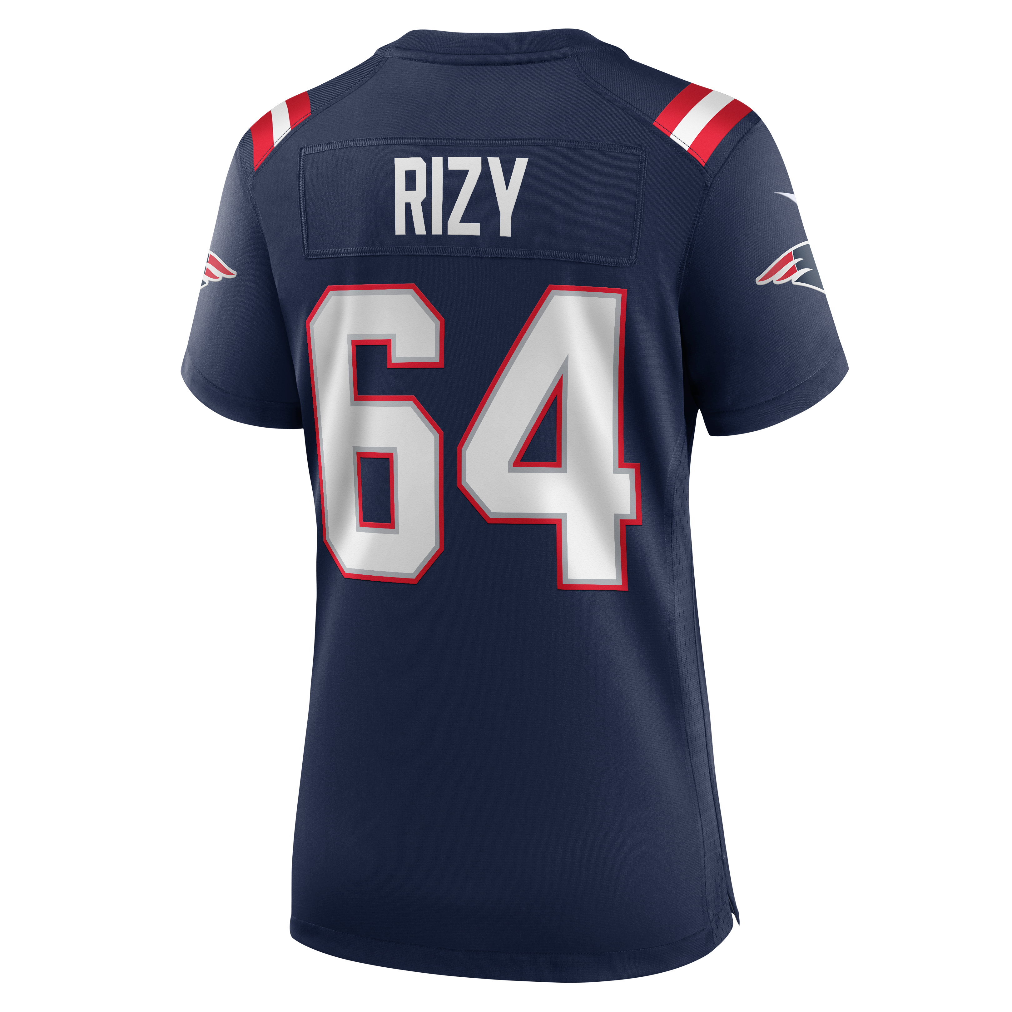 Women's Nike Jacob Rizy Navy New England Patriots Team Game Jersey
