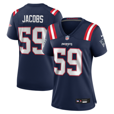 Khalil Jacobs New England Patriots Nike Women's Team Game Jersey - Navy
