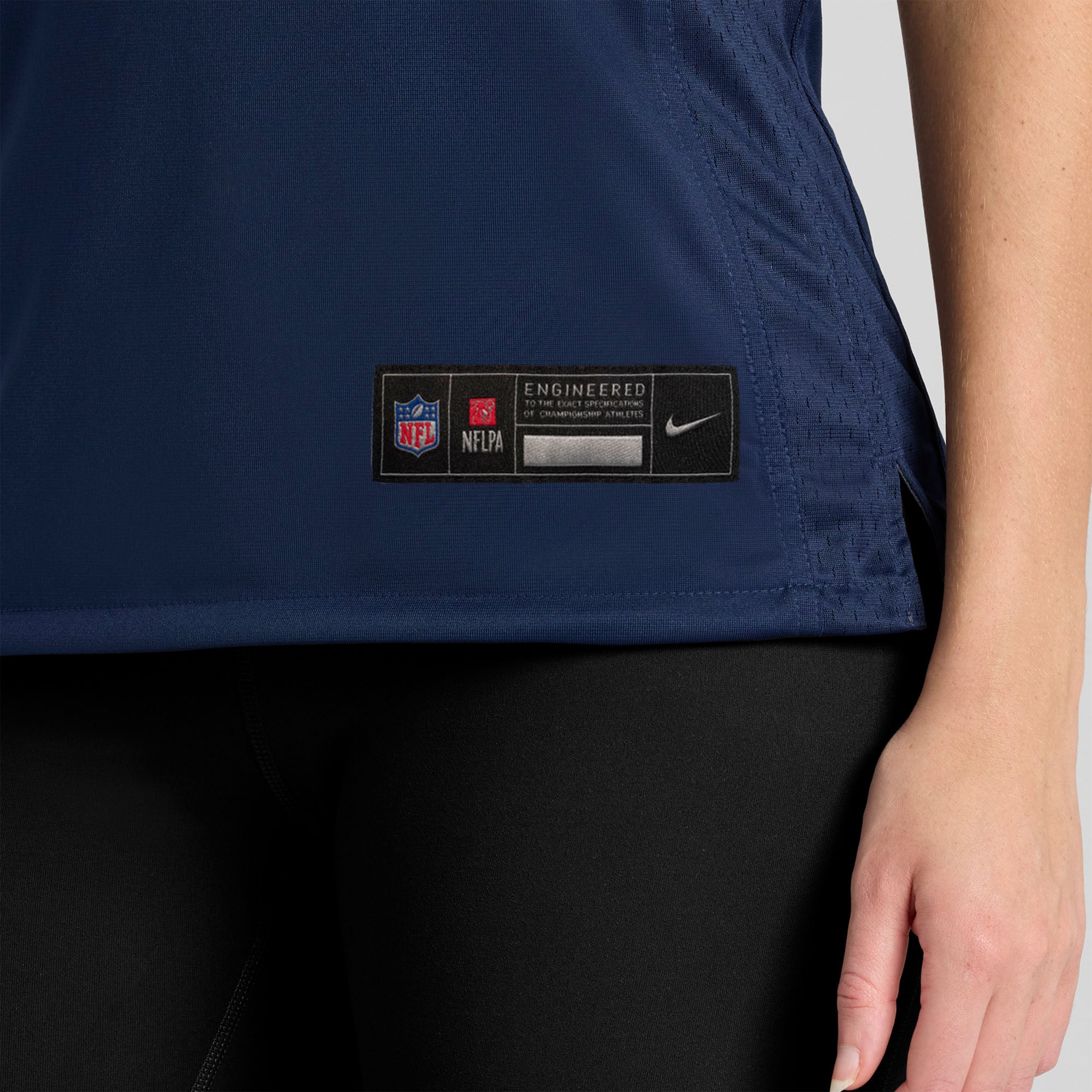 Maillot de match Nike K.J. Britt bleu marine des New England Patriots pour femmes