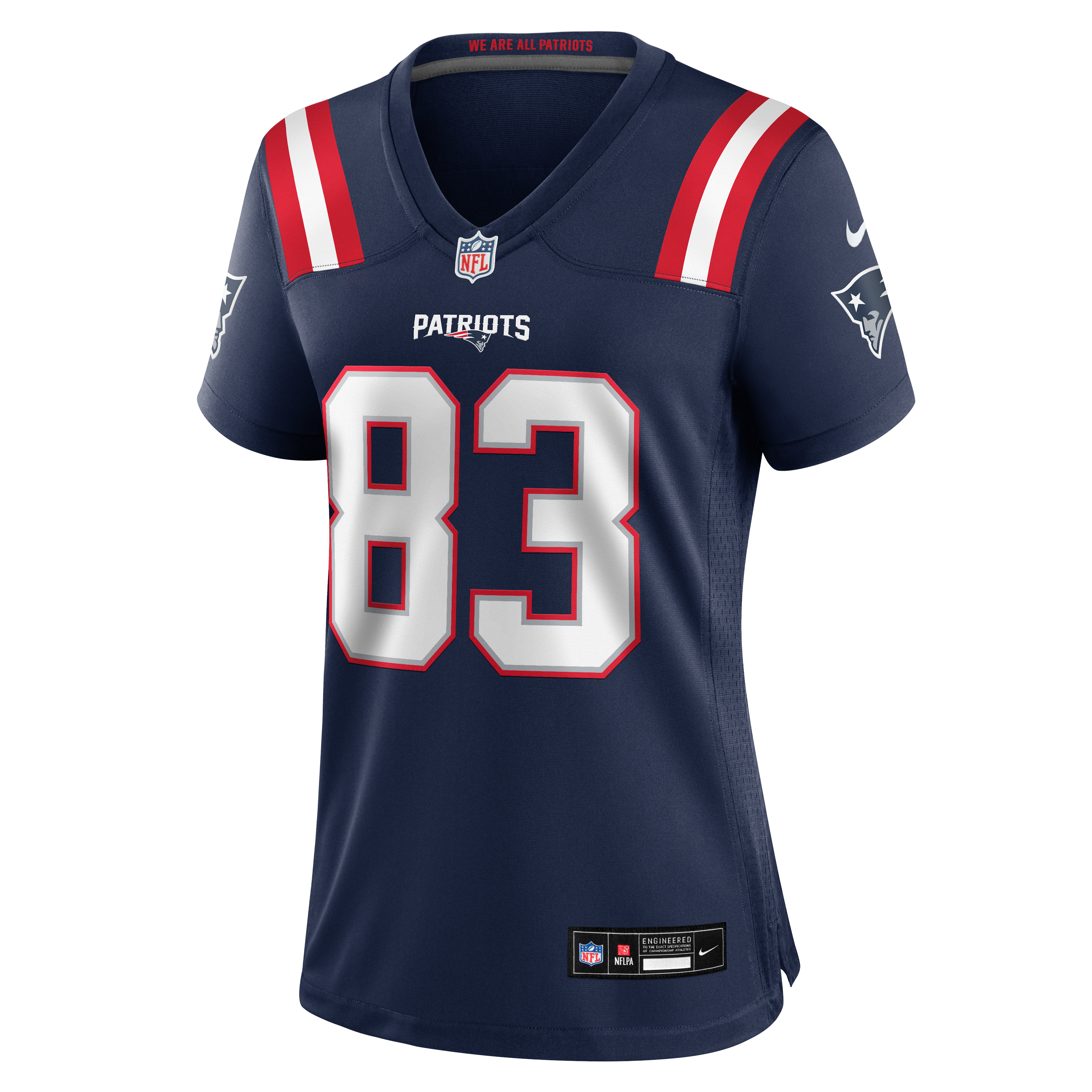 Women's Nike Kyle Dixon Navy New England Patriots Team Game Jersey