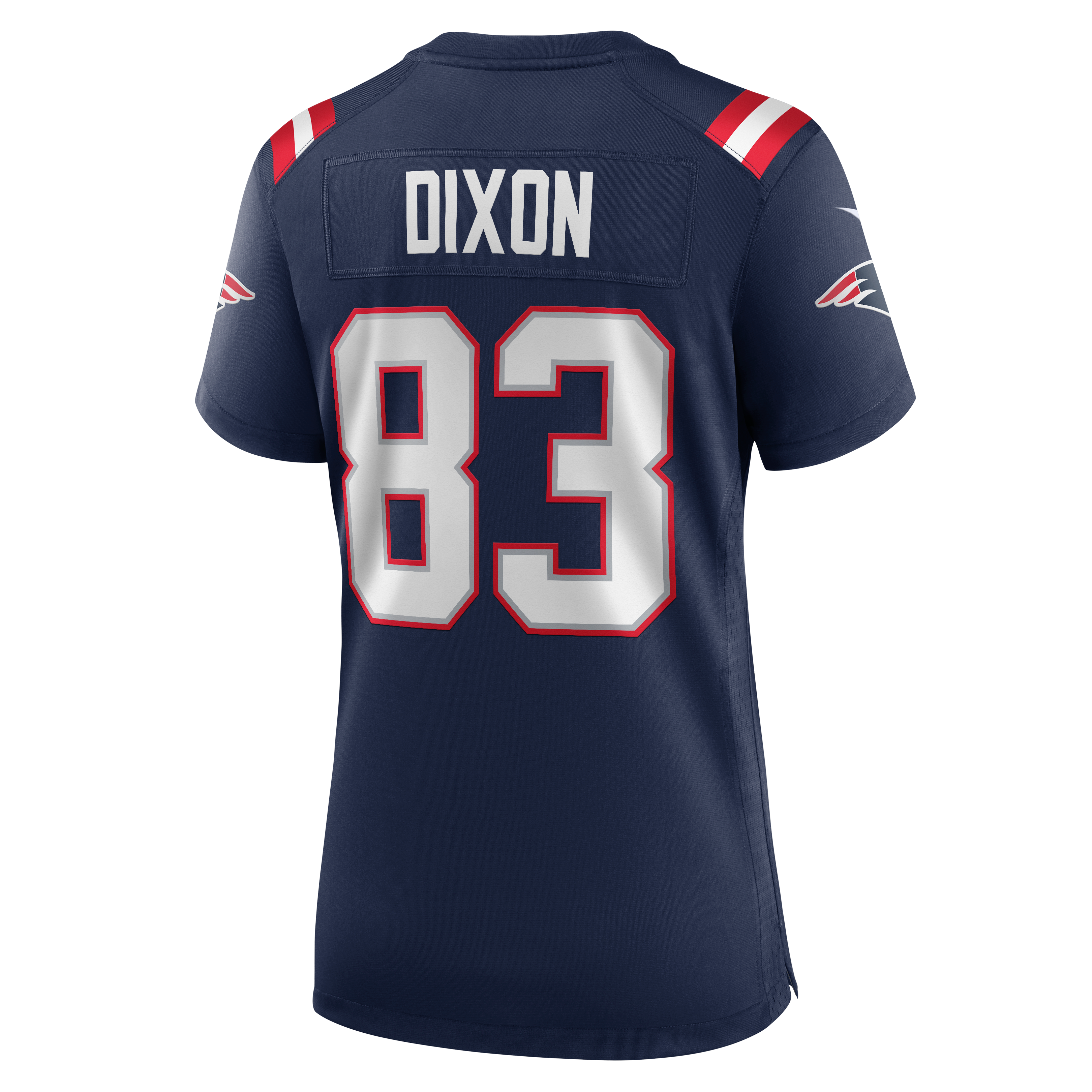 Women's Nike Kyle Dixon Navy New England Patriots Team Game Jersey