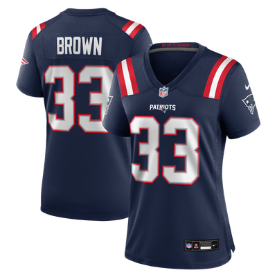 Mike Brown New England Patriots Nike Women's Team Game Jersey - Navy