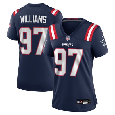 Milton Williams New England Patriots Nike Women's Team Game Jersey - Navy