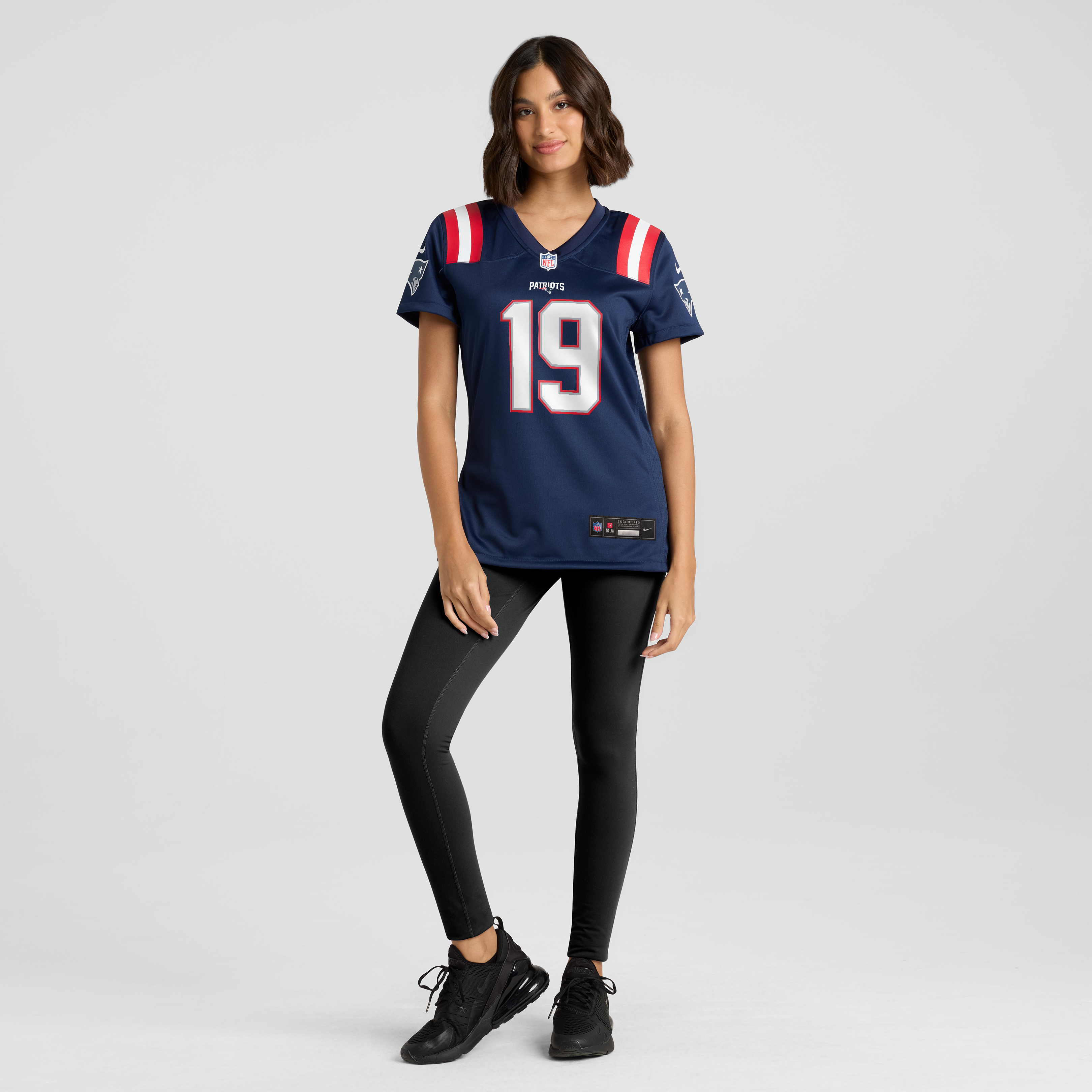 Women's Nike Mitch Wishnowsky Navy New England Patriots Team Game Jersey
