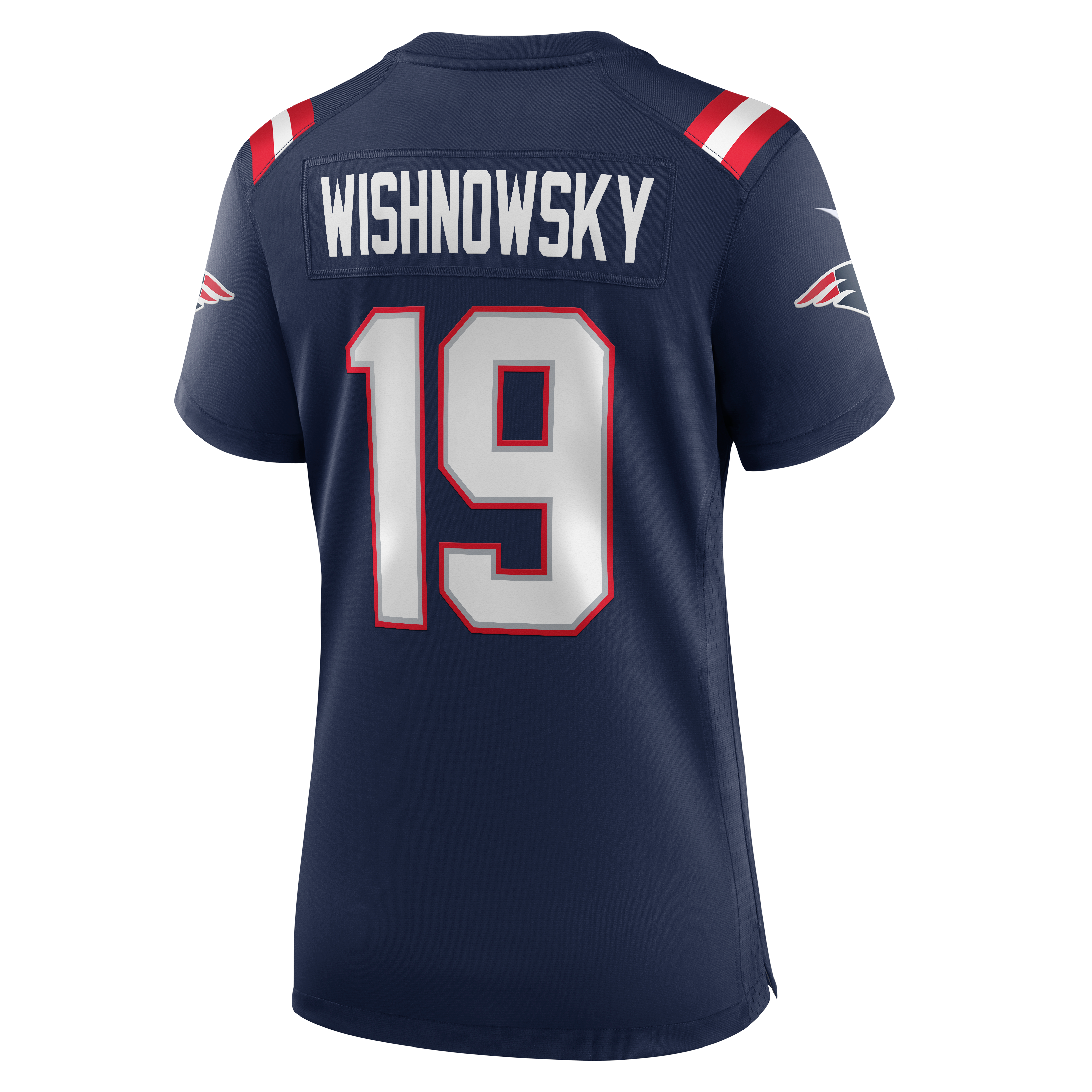 Women's Nike Mitch Wishnowsky Navy New England Patriots Team Game Jersey