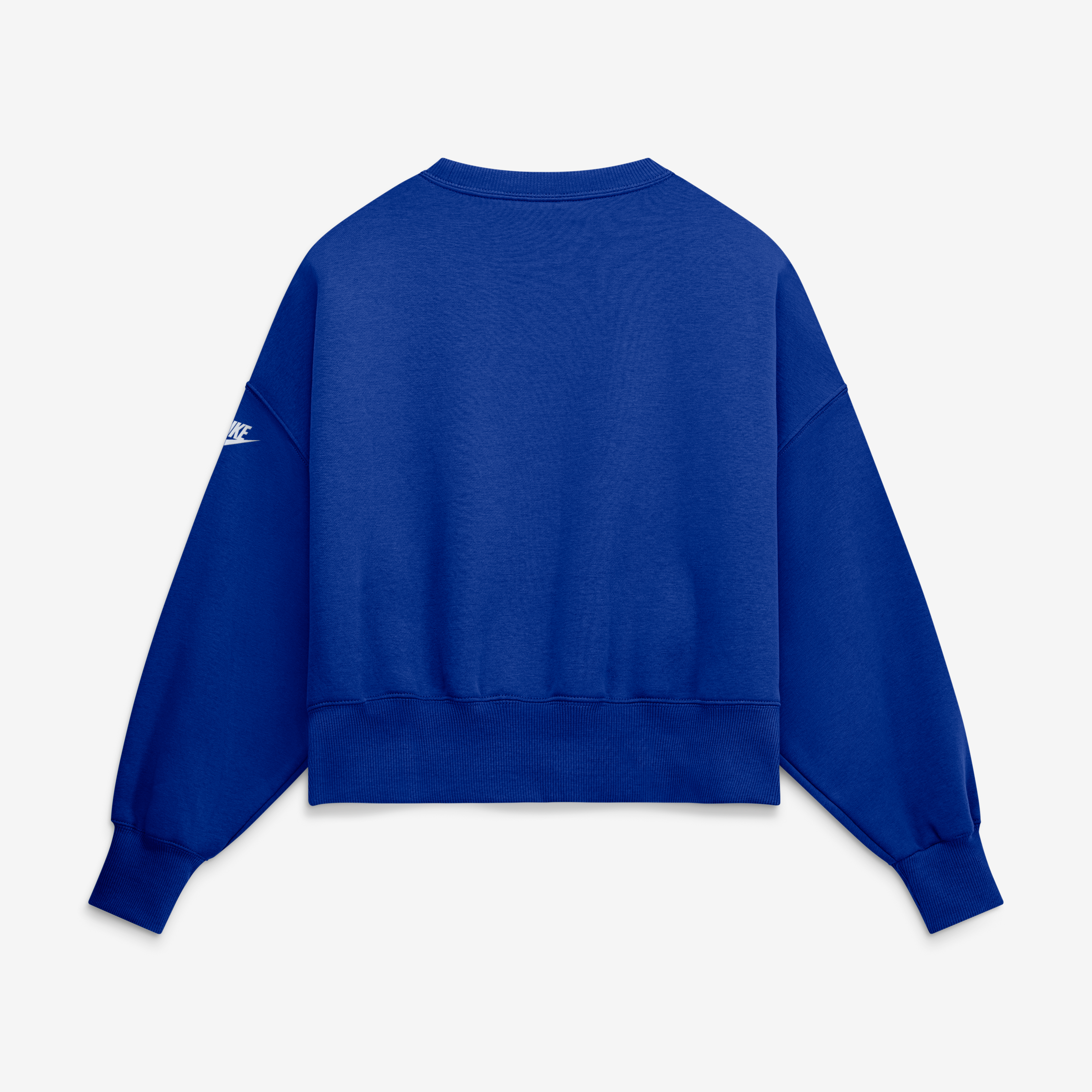 Women's Nike Royal New England Patriots Oversized Phoenix Fleece Sweatshirt