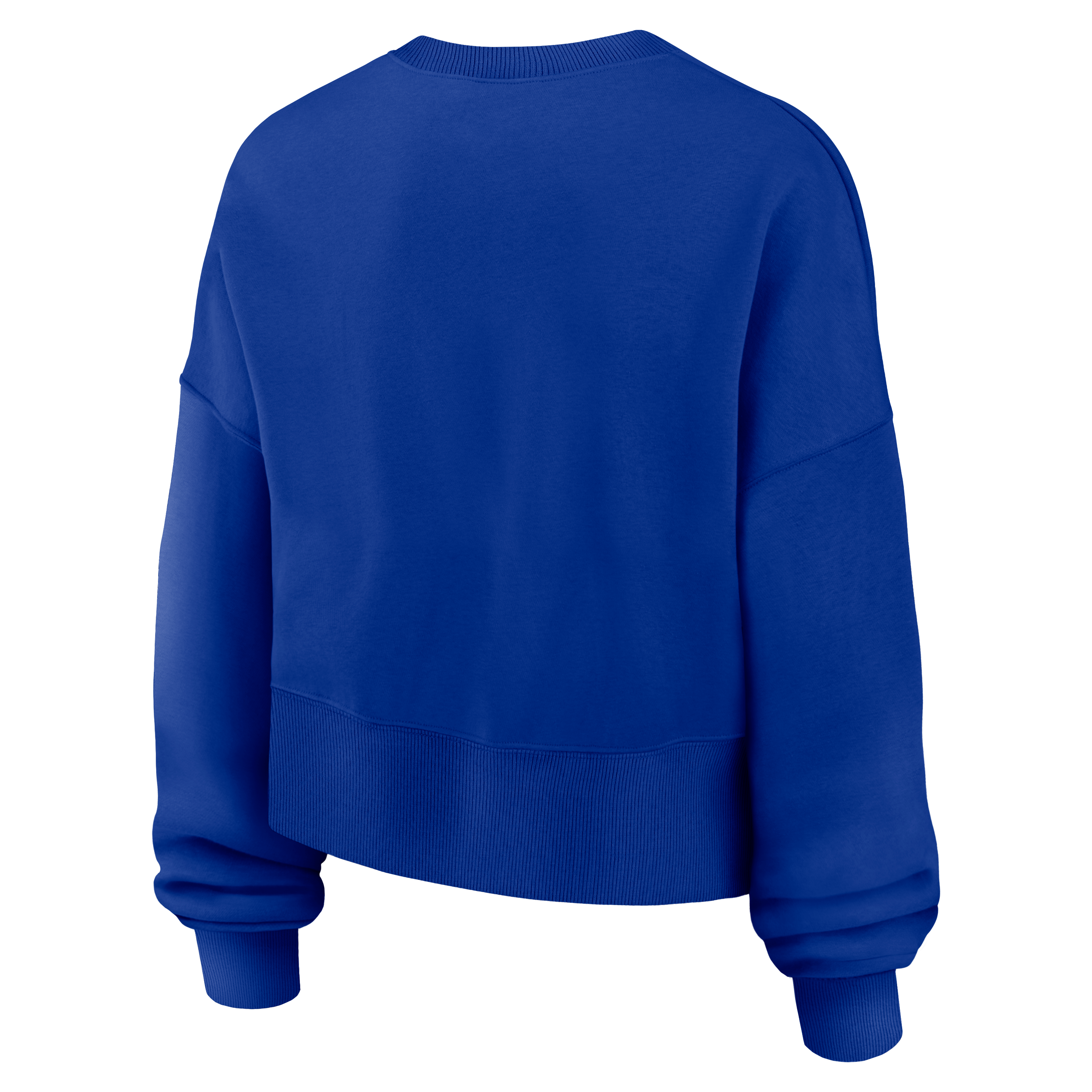 Women's Nike Royal New England Patriots Oversized Phoenix Fleece Sweatshirt