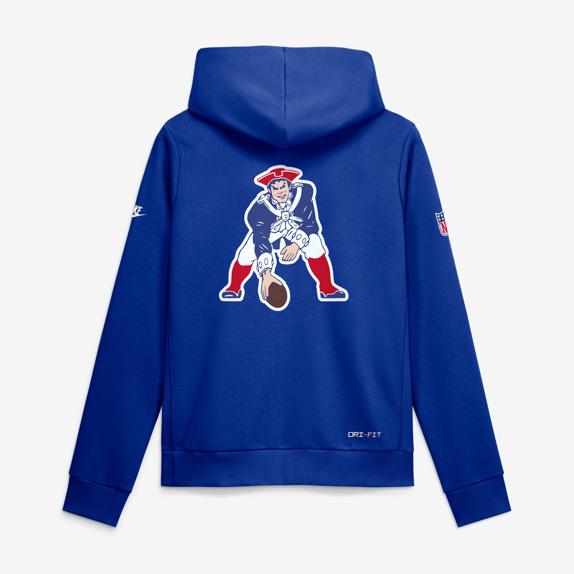Sweat à capuche Nike Royal New England Patriots Sideline Standard Issue Alternate Dri-FIT pour femme