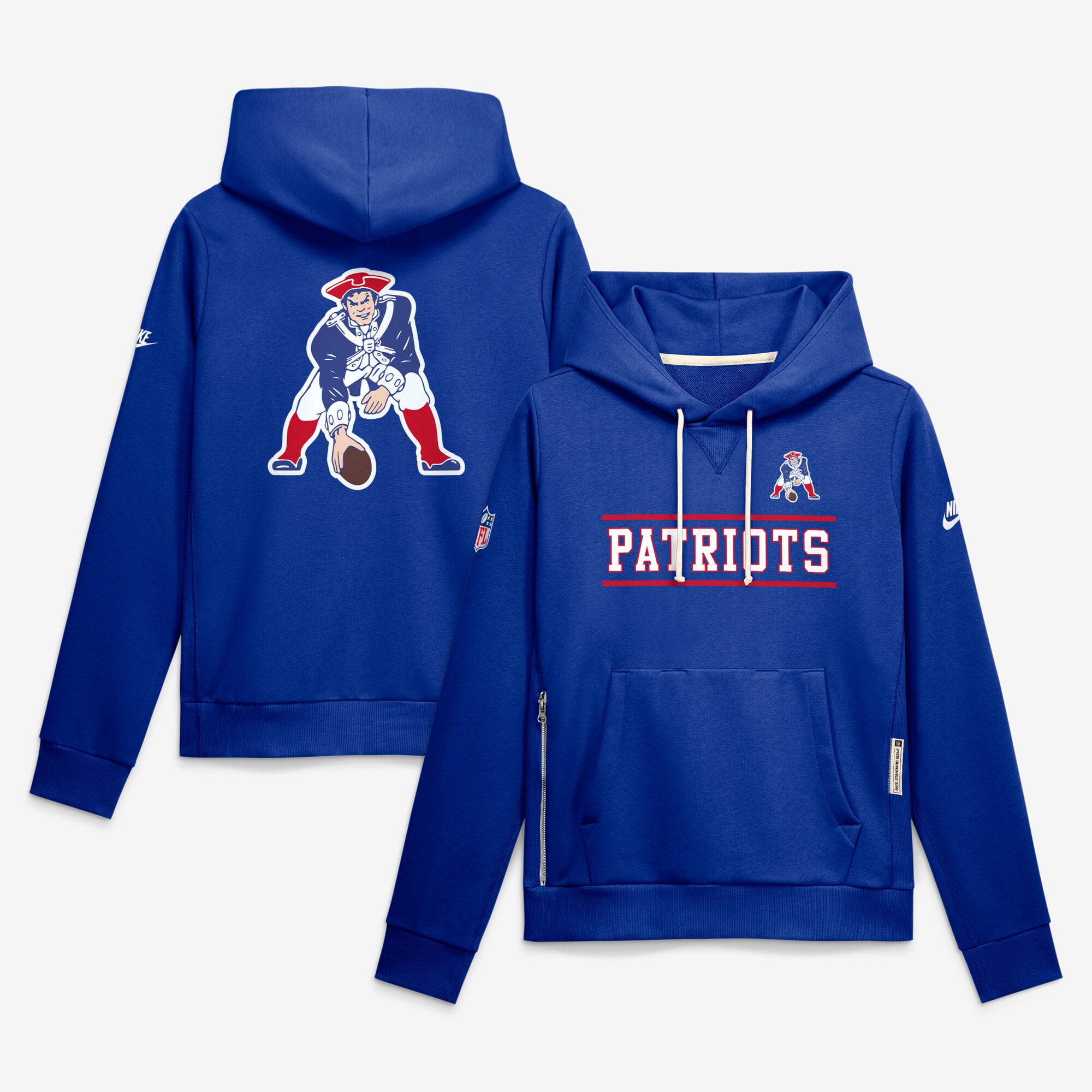 Women's Nike  Royal New England Patriots Sideline Standard Issue Alternate Dri-FIT Hoodie