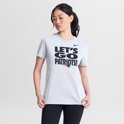 New England Patriots Nike Women's Primetime T-Shirt - White