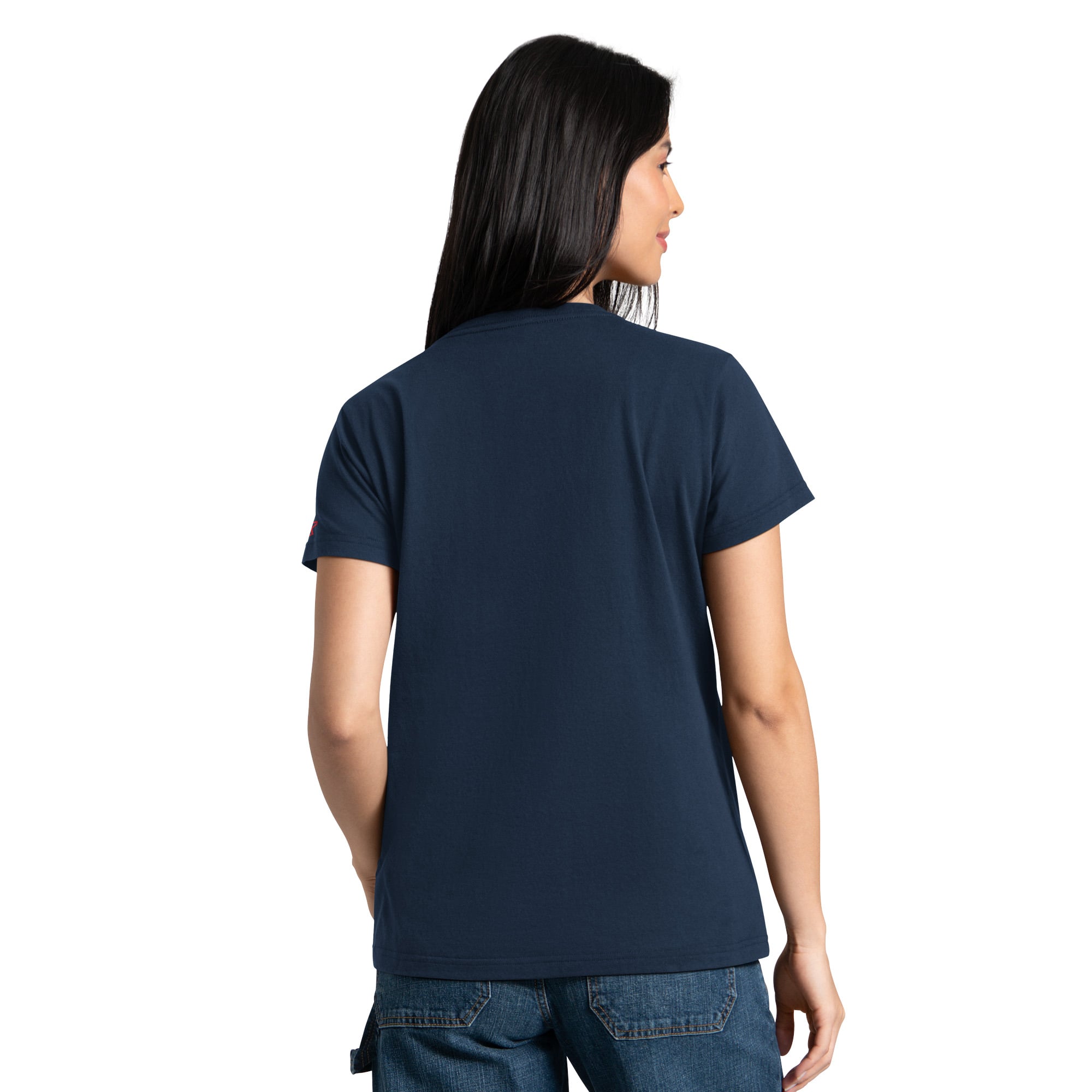 Lot de t-shirts Starter pour femmes, bleu marine et rouge, New England Patriots
